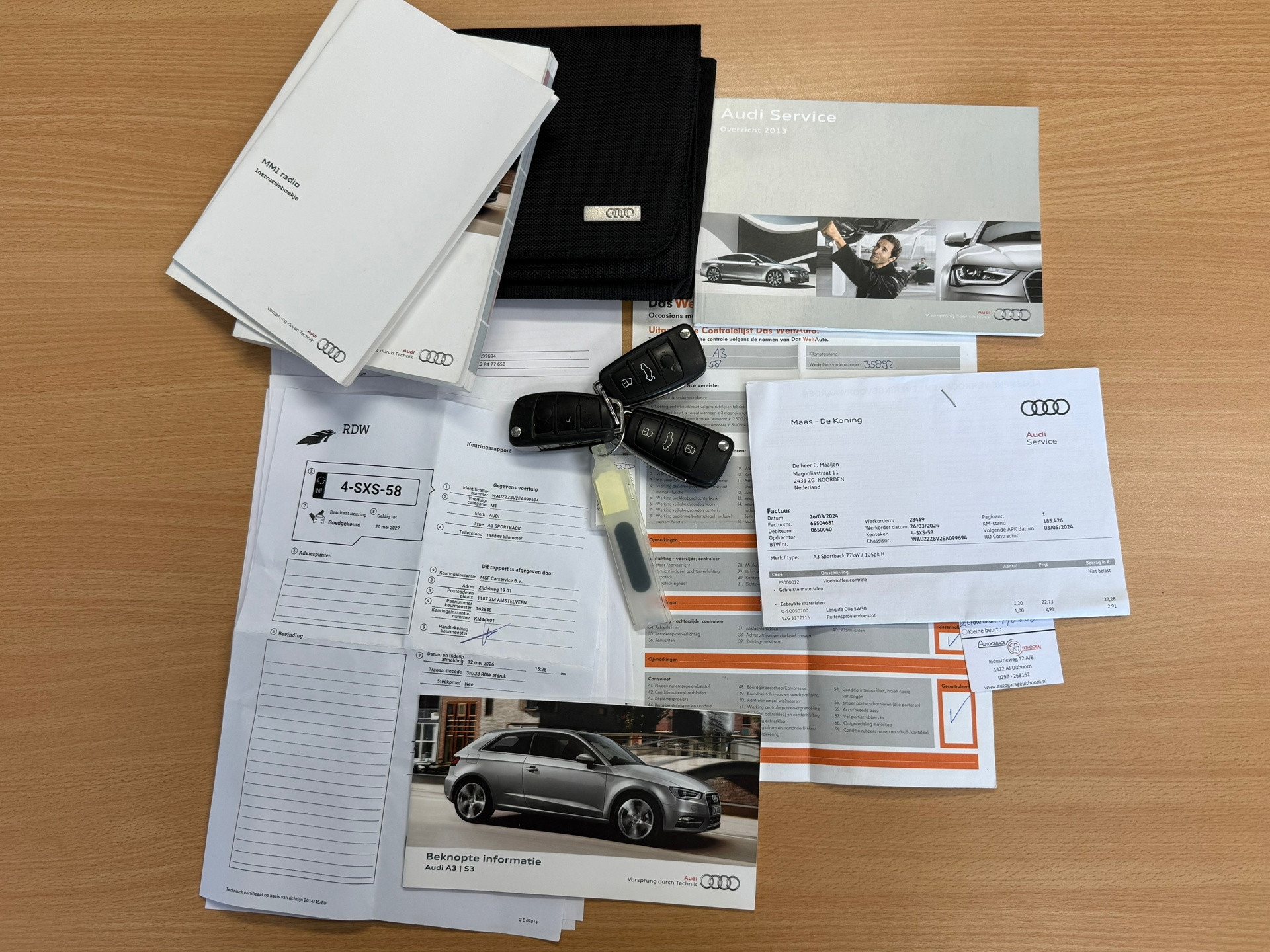 Foto van Audi A3 Sportback
