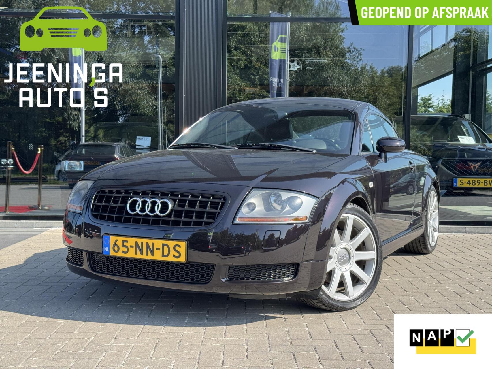 Audi TT 1.8 5V Turbo|Volledige historie|Lage KMmetNAP|Lemans|S-line 2003 - voorkant