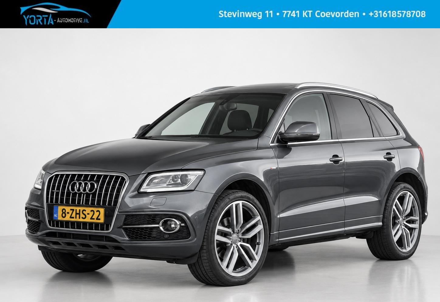 Audi Q5 2.0 TFSI Quattro 3x S Line NL AUTO|AUTOMAAT|PANO|XENON 2015 - voorkant
