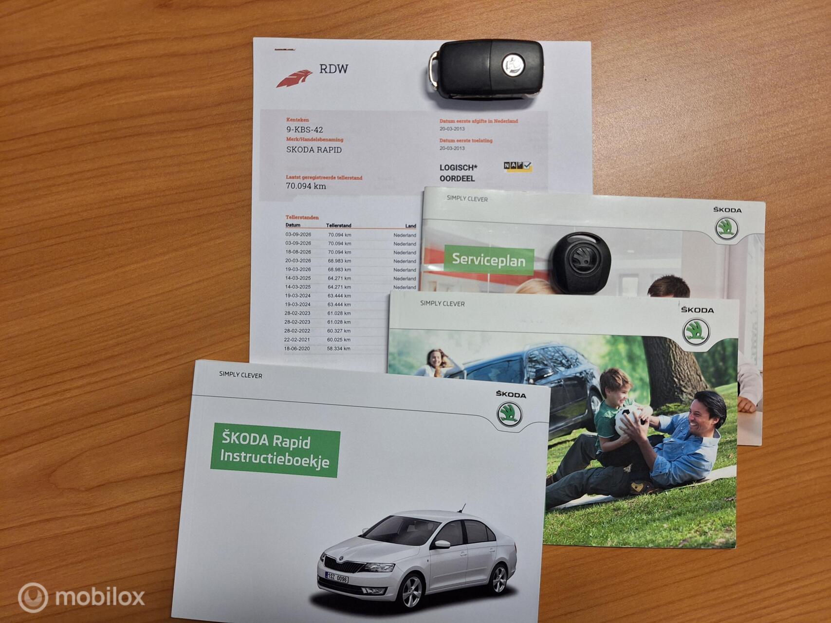 Foto van Skoda Rapid