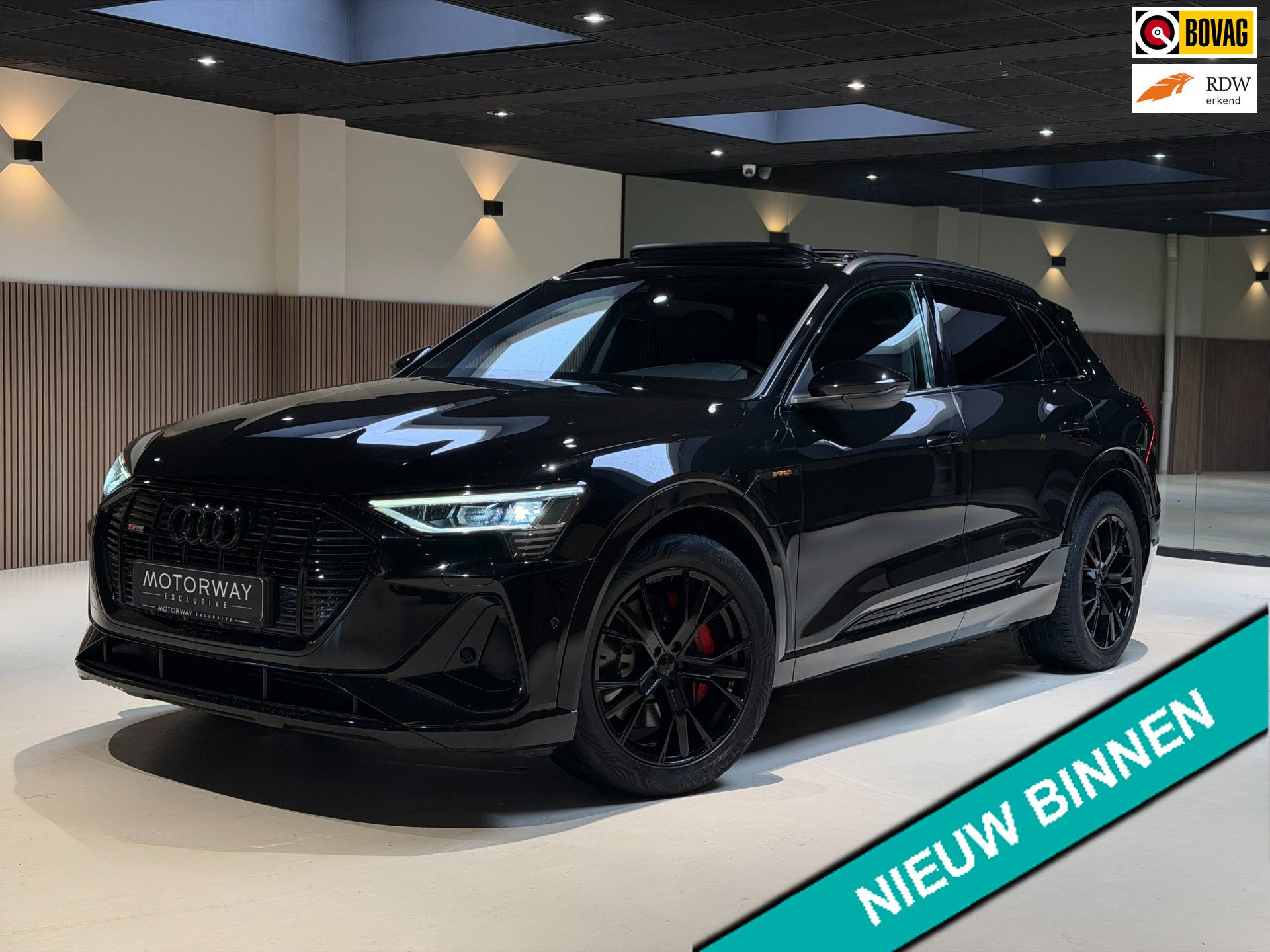 Audi E-tron 50 quattro Launch edition Black 2019 - voorkant