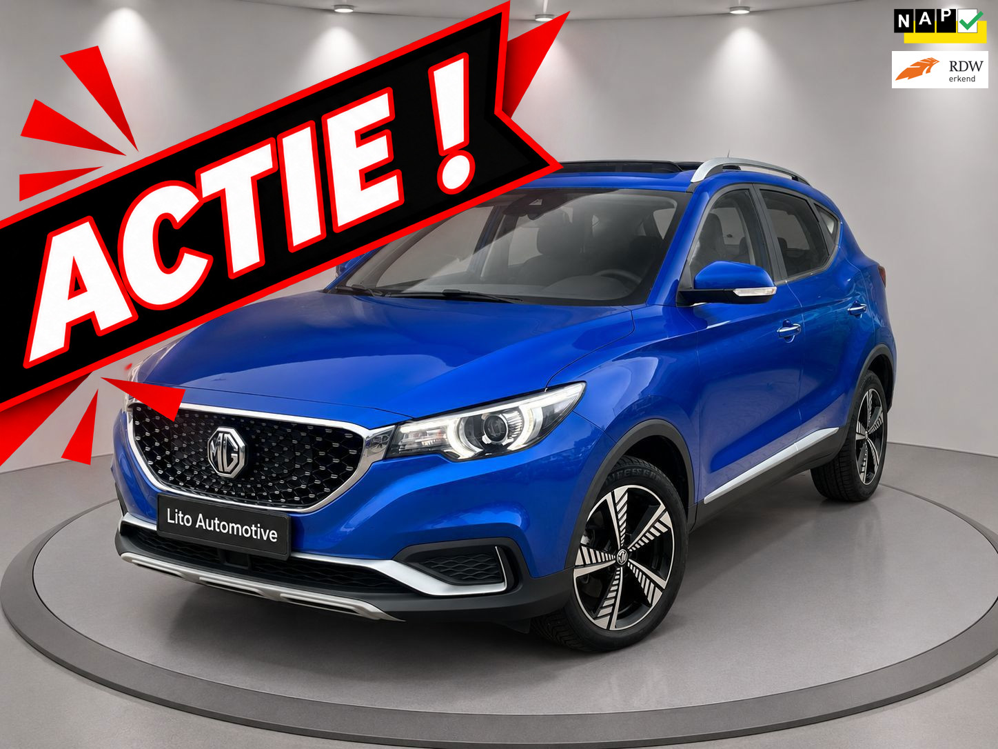 MG MG ZS Ev EV Luxury 45 kWh 2019 - voorkant