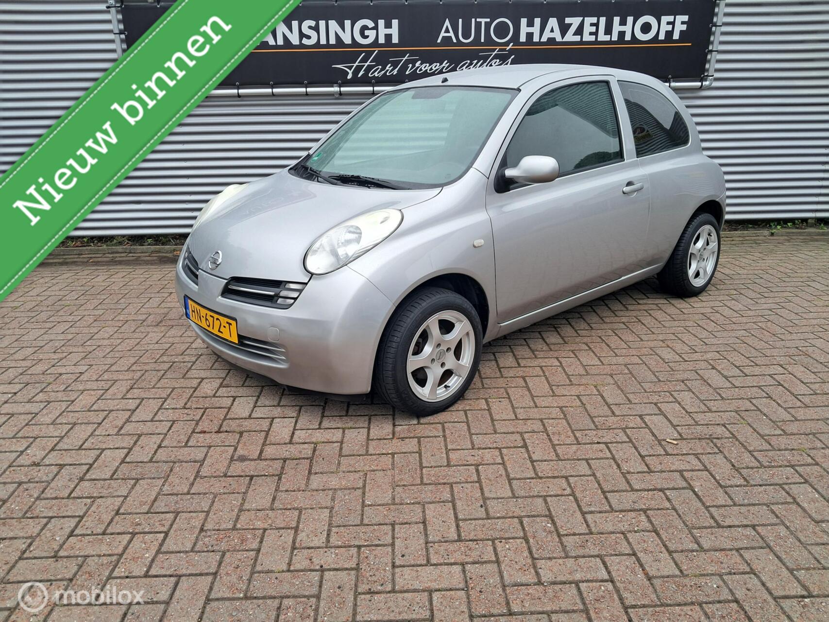 Nissan Micra 1.2 Visia | Airco | Bluetooth | Nw APK | Boekje 2005 - voorkant