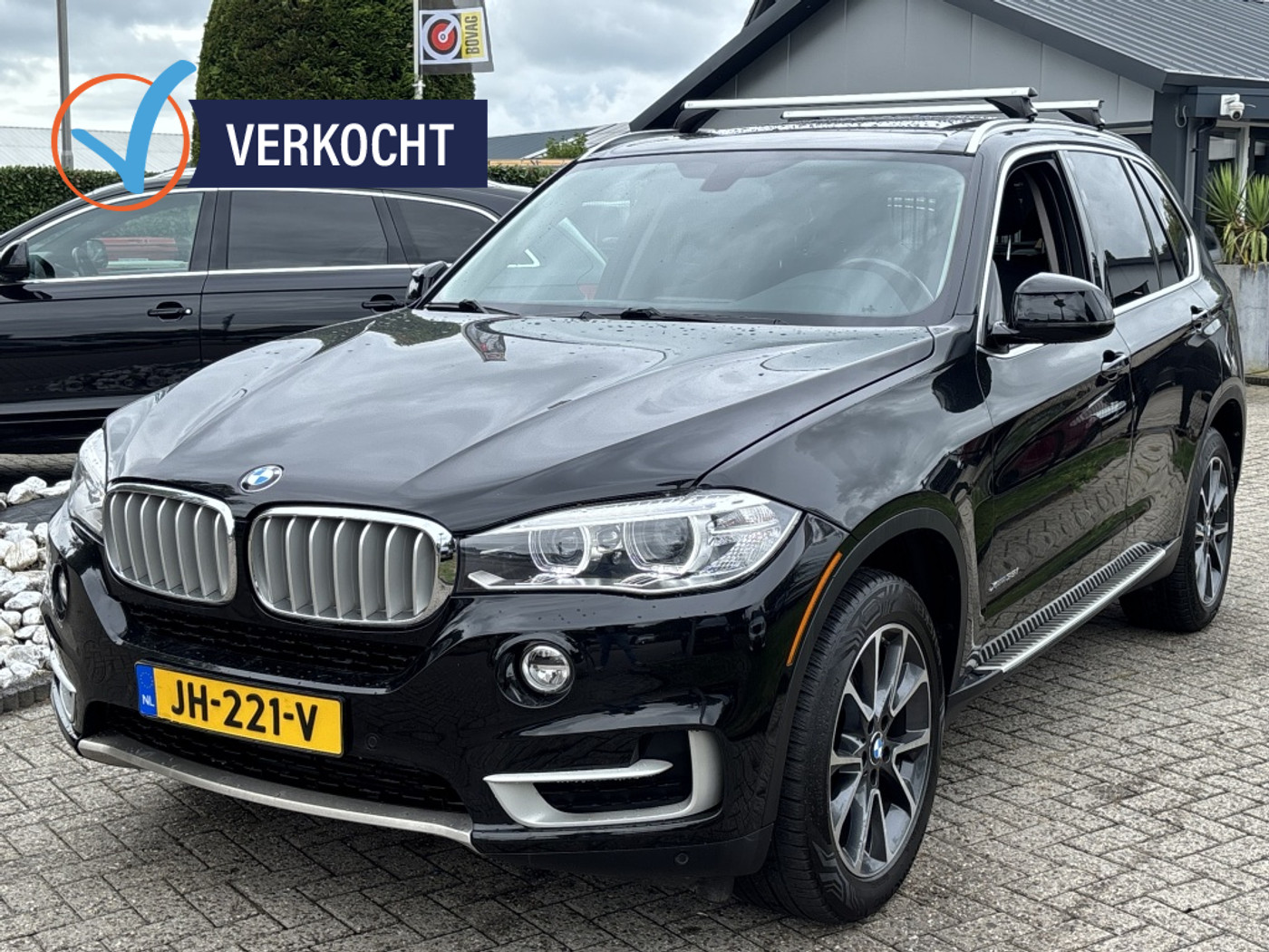 BMW X5 3.5I High Exe Xdrive Zwart Panoramadak 2015 Trekhaak 2015 - voorkant