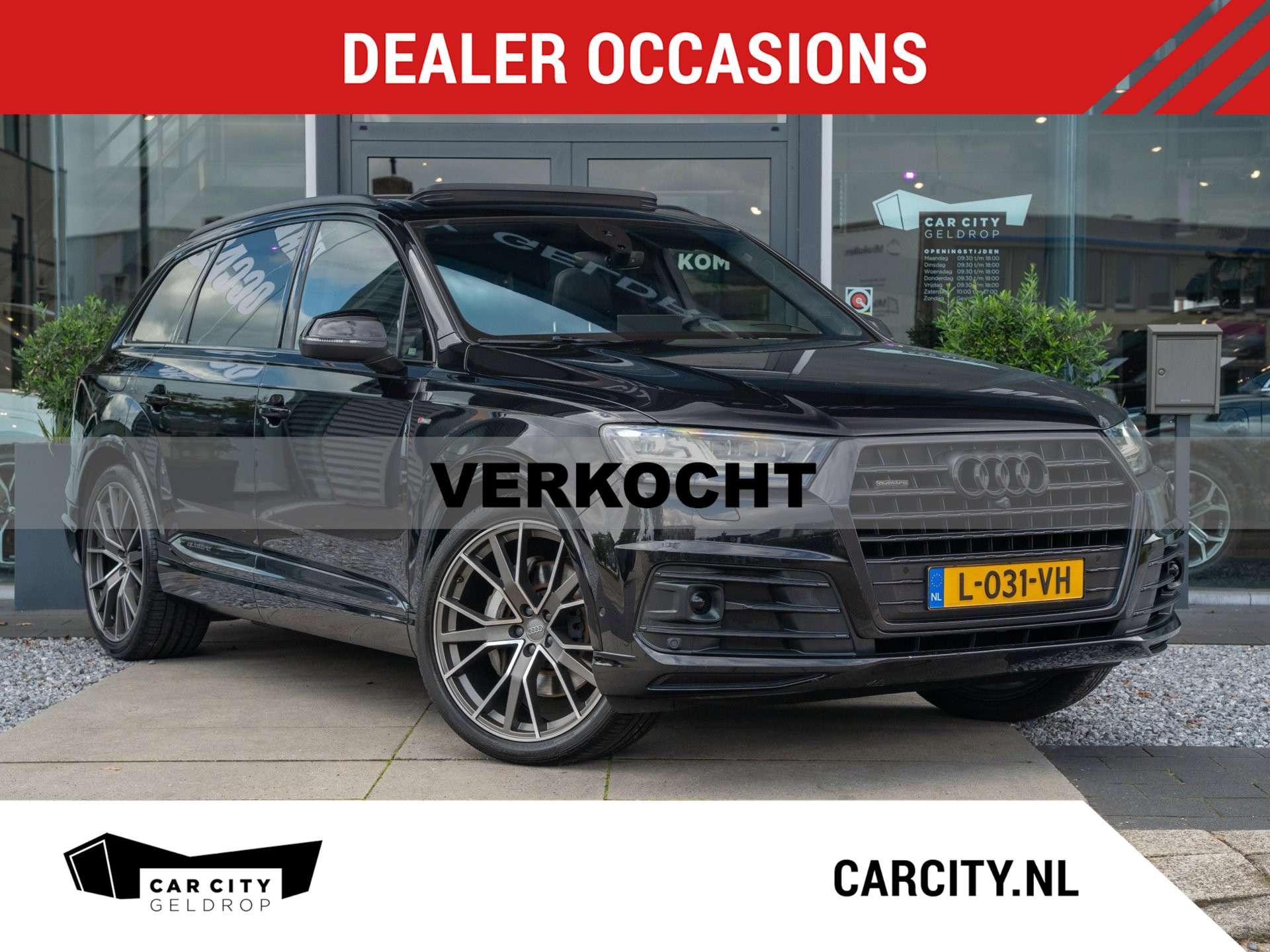 Audi Q7 3.0 TFSI 333pk Quattro Pro Line S | Panorama | Head Up | Softclose 2016 - voorkant