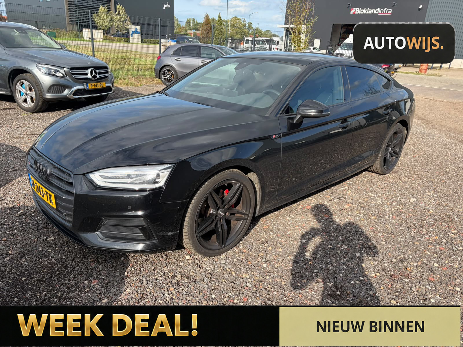 Audi A5 2.0 TFSI PRO LINE S LEDER/PANO/AIRCO 2017 - voorkant
