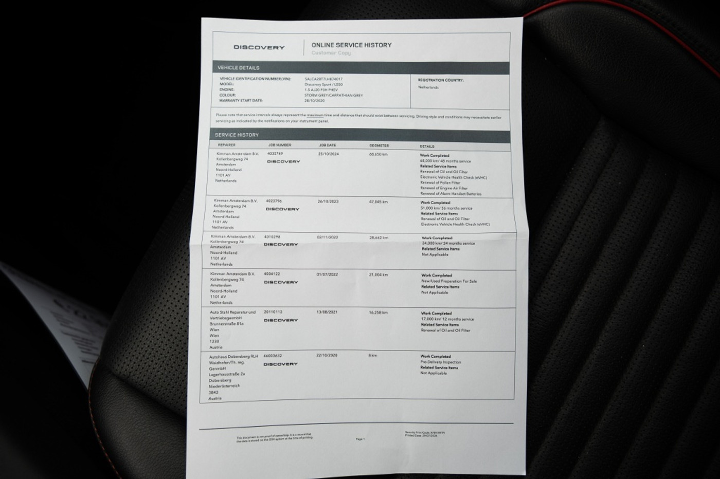 Foto van Land Rover Discovery Sport