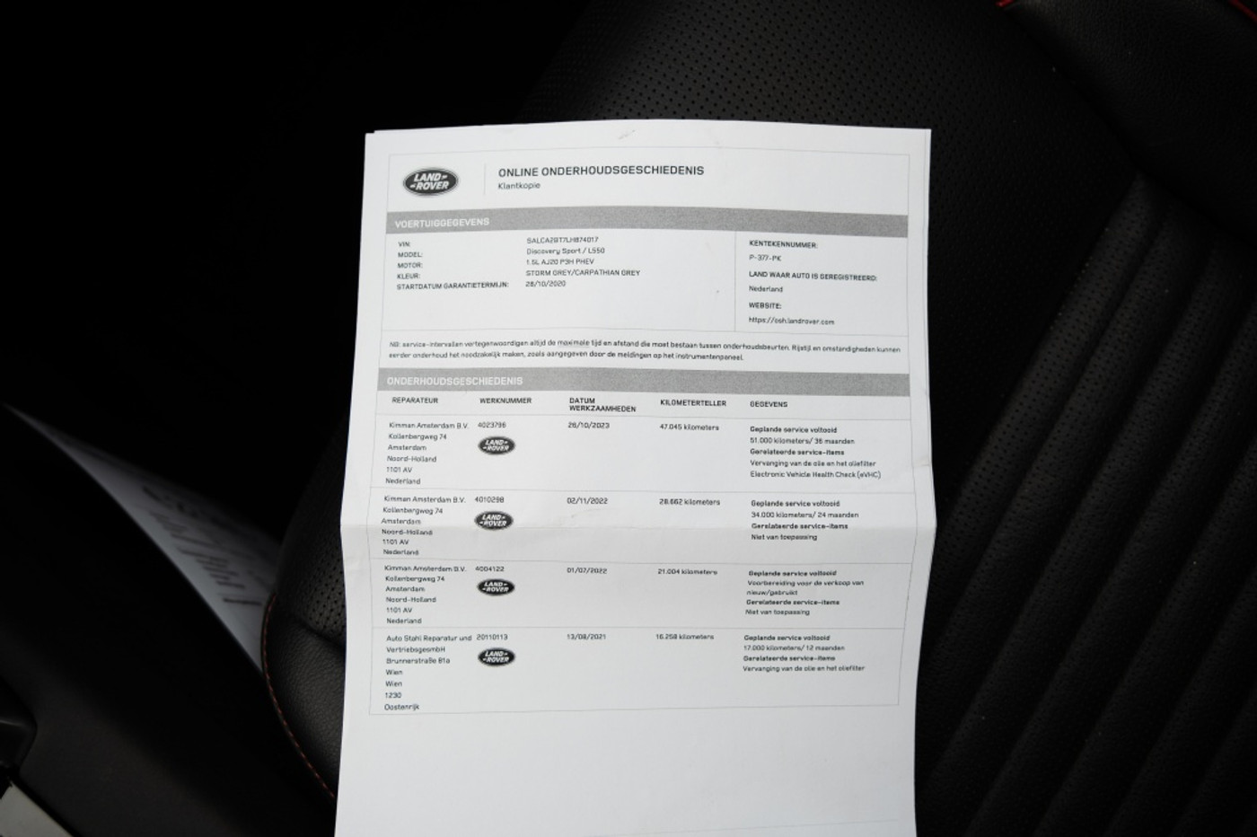 Foto van Land Rover Discovery Sport