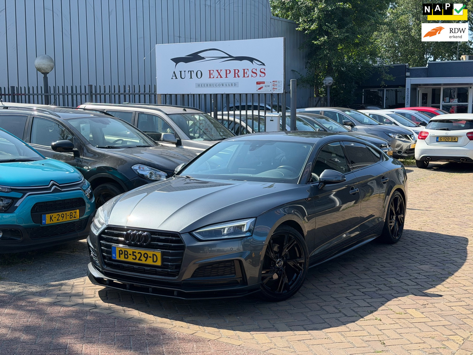 Audi A5 Sportback 2.0 TFSI Launch Edition Aut/Navi/Camra/stoelverwarming/Cruise/Trekhaak/Nieuw Apk/Nap/2 sleutels aanwezig 2017 - voorkant