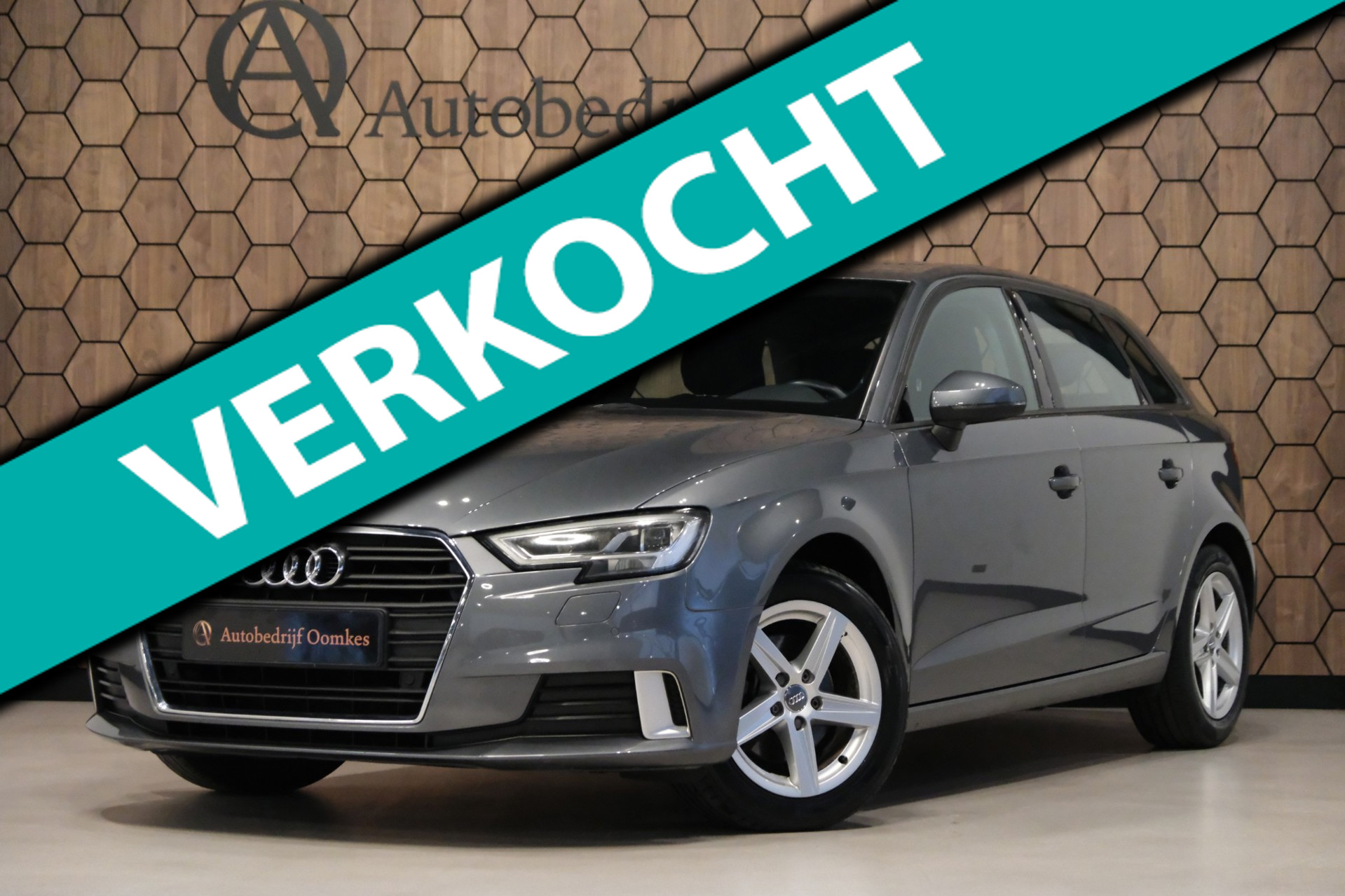 Audi A3 Sportback 1.0 TFSI Sport Lease Edition *161dkm* Keurig Exemplaar! Navigatie|Sportinterieur 2016 - voorkant