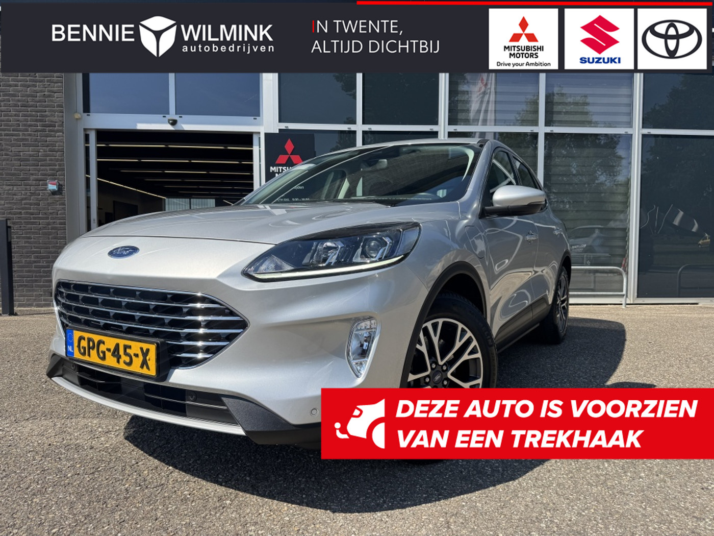Ford Kuga 2.5 PHEV Titanium | Trekhaak 2020 - voorkant