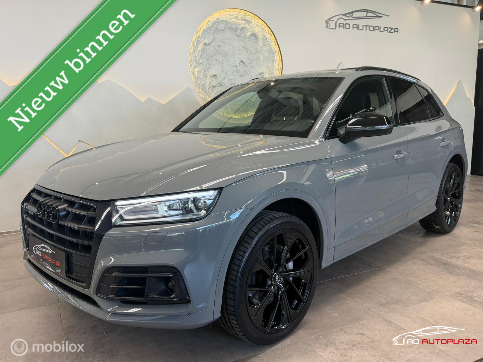 Audi Q5 50 TFSI e quattro S-line Panorama/SQ5 diffuser/HUD/Leder/Trekhaak/Nardo 2021 - voorkant