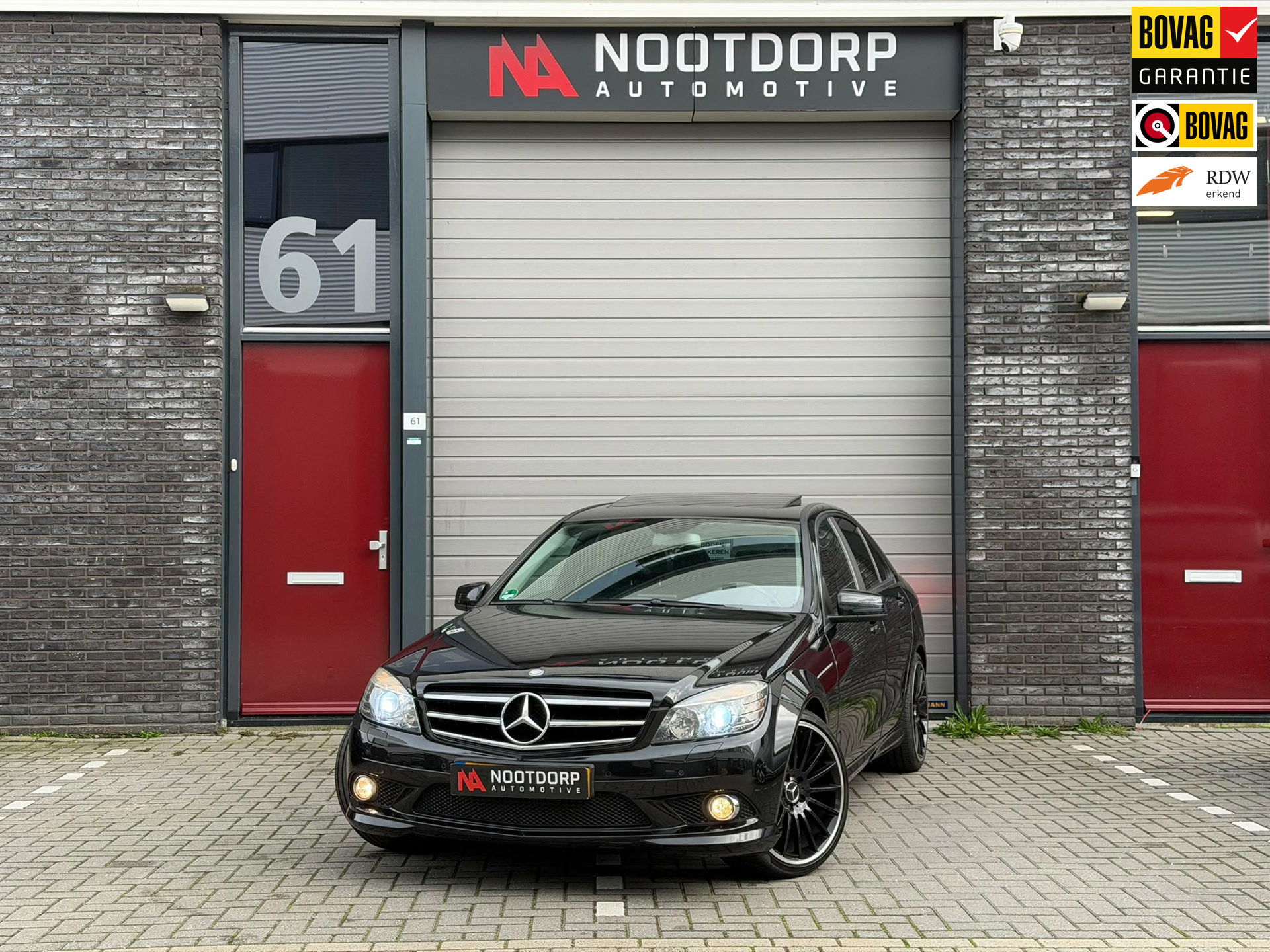 Mercedes-Benz C 180 Kompressor 180/PANO/MEMORY/LEER/1EIGENAAR 2007 - voorkant