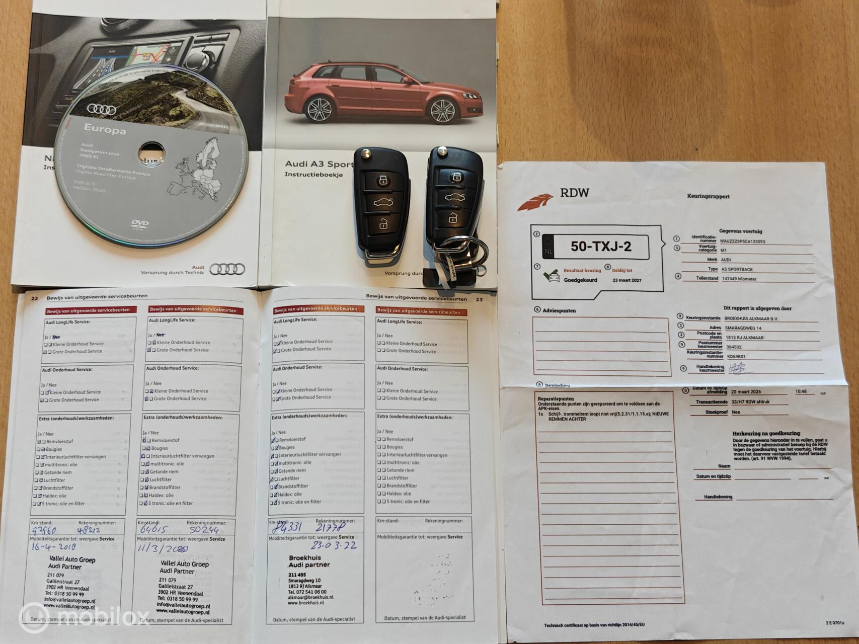 Foto van Audi A3 Sportback