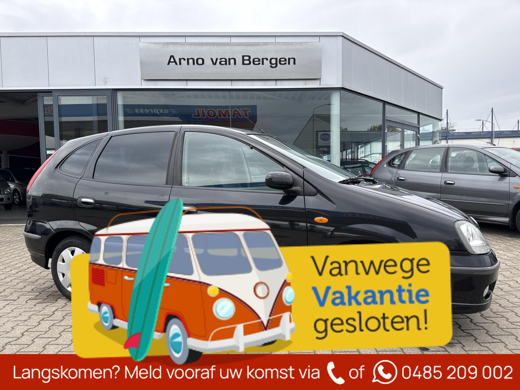 Nissan Nissan Almera Tino 1.8 Tekna, climatronic, navi, trekhaak, achteruitrijcamera, trekhaak, nette auto met een nieuwe APK. 2006 - voorkant