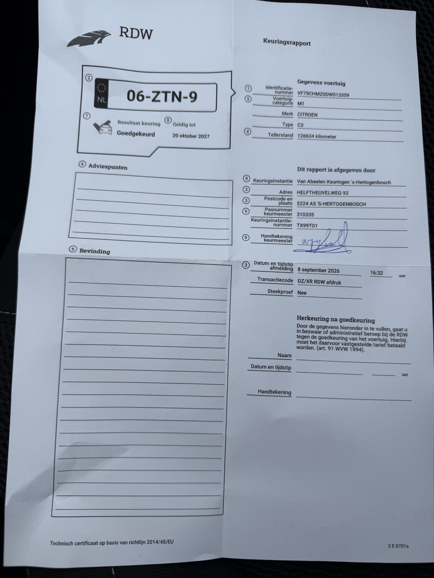 Foto van Citroen C3