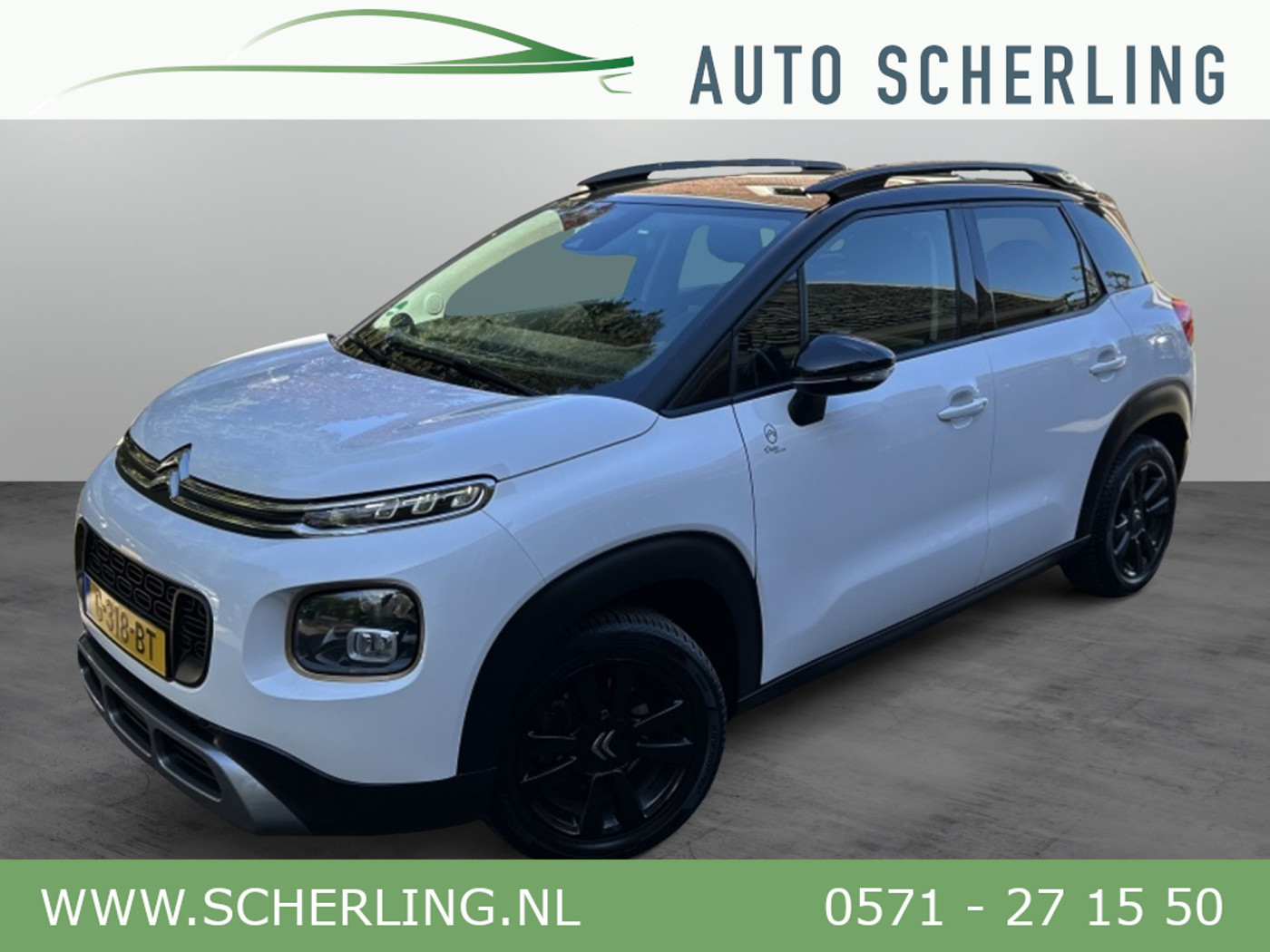 Citroen C3 Aircross 1.2 110pk Origins Navi, Carplay, LMV, Trekhaak 2019 - voorkant