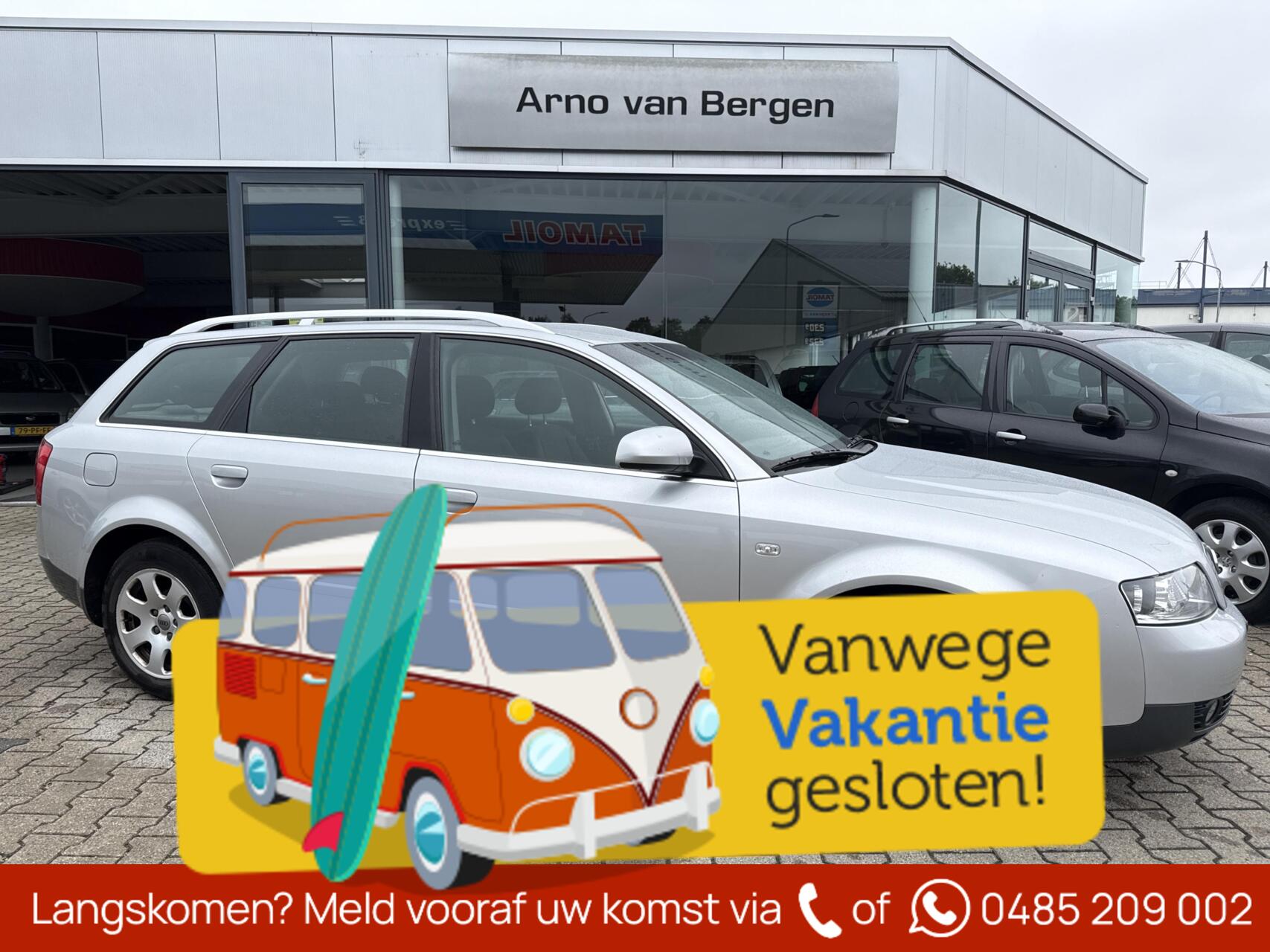 Audi Audi A4 1.6, climatronic, cruisecontrol. 2002 - voorkant