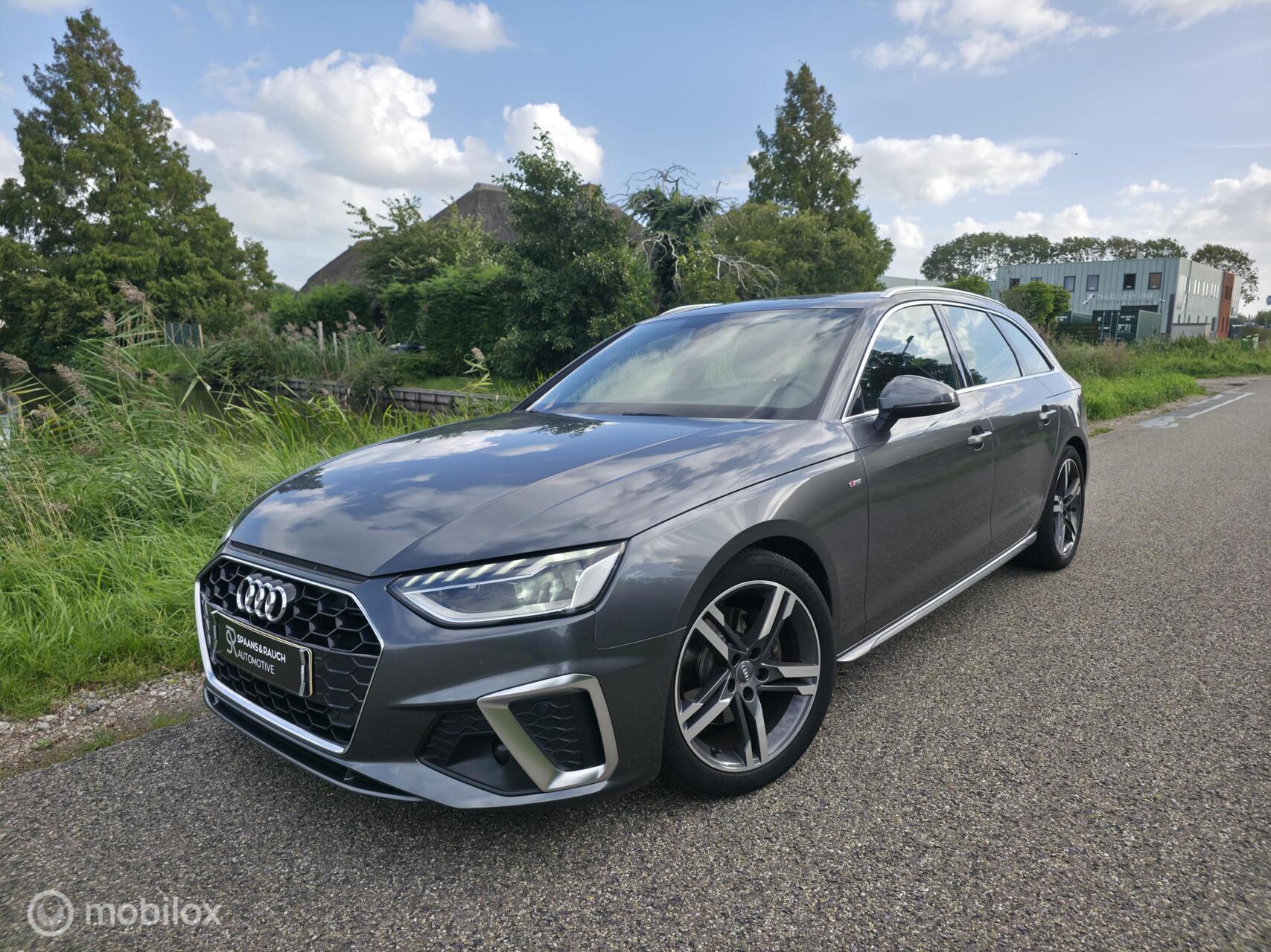 Audi A4 Avant 35 TFSI S-line / 1e eig. / Navi / Half leder 2020 - voorkant