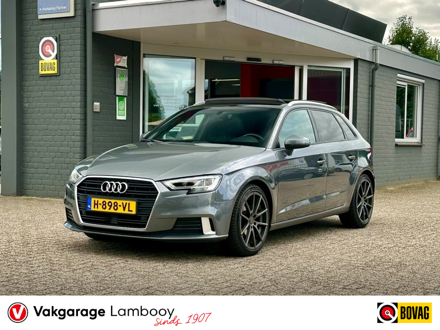 Audi A3 Sportback 1.5 TFSI 150PK Sport Navi Pano Standkachel Camera 2018 - voorkant