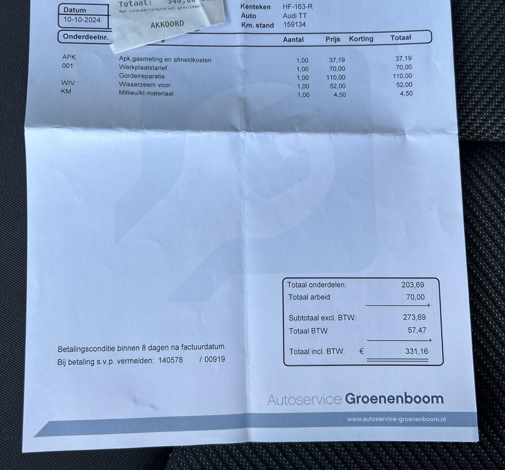 Foto van Audi TT Coupe