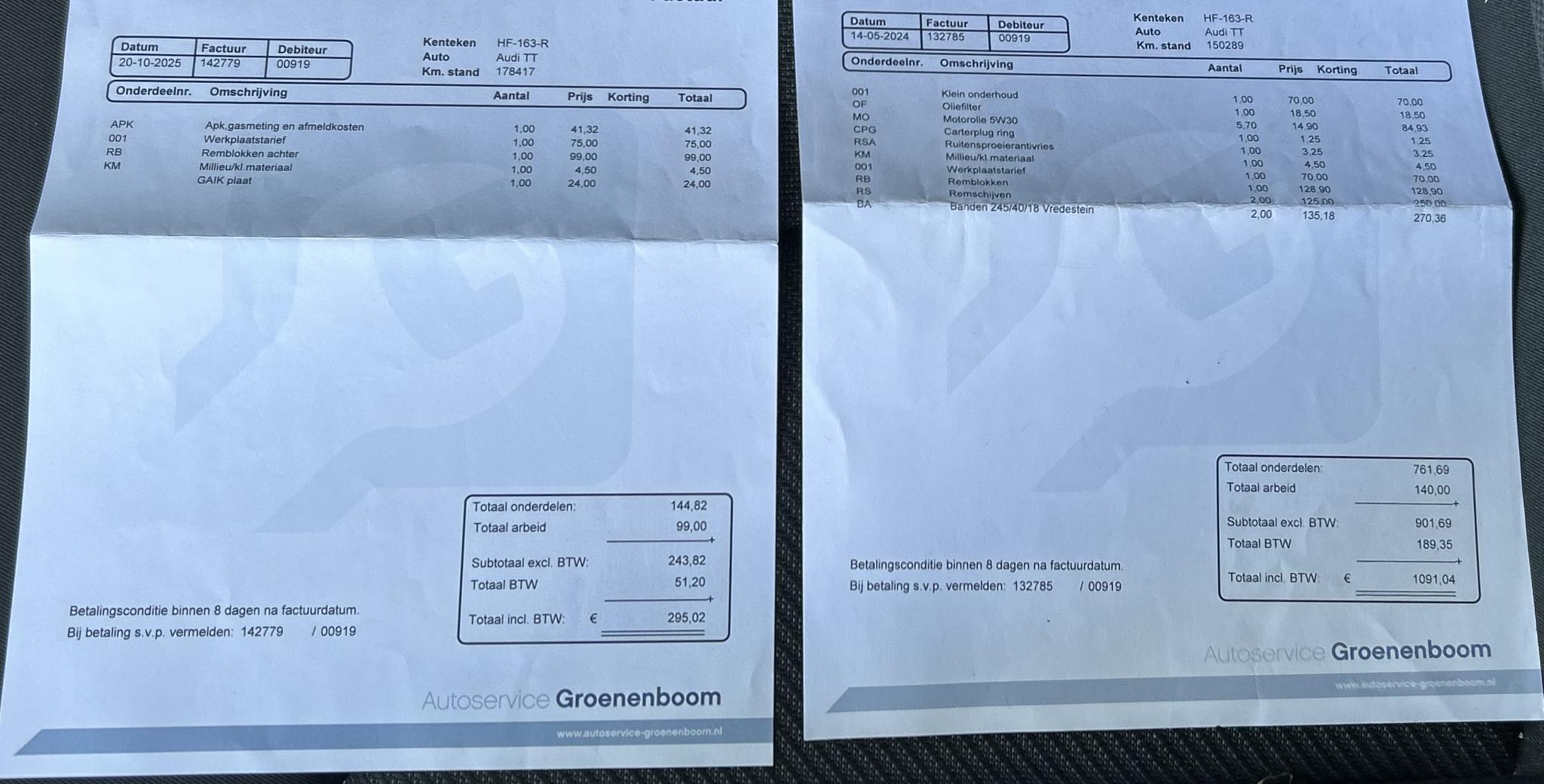 Foto van Audi TT Coupe