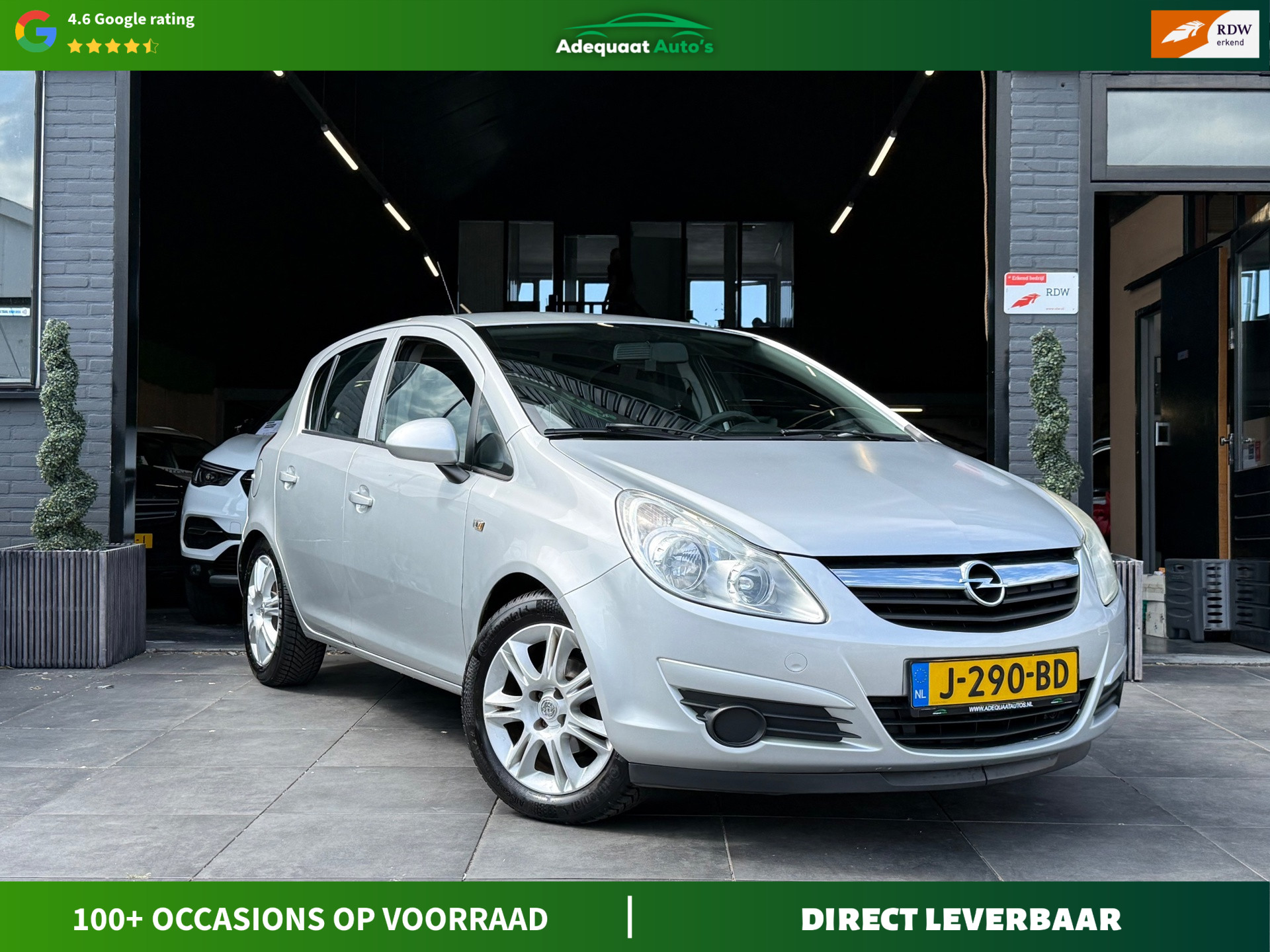 Opel Corsa 1.2-16V Selection|APK|Trekhaak|Airco|5 Deuren 2009 - voorkant