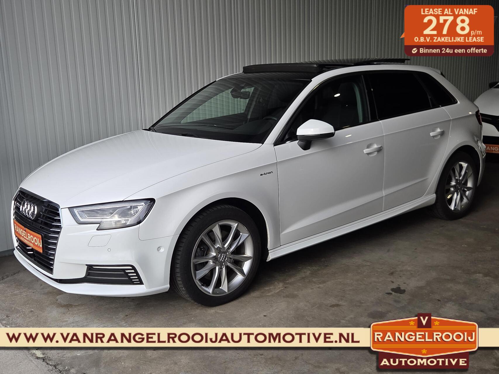 Audi A3 Sportback E-tron 1.4 e-tron Sport, LED kopl., ACC, pano, sportst., 17" lmv 2017 - voorkant