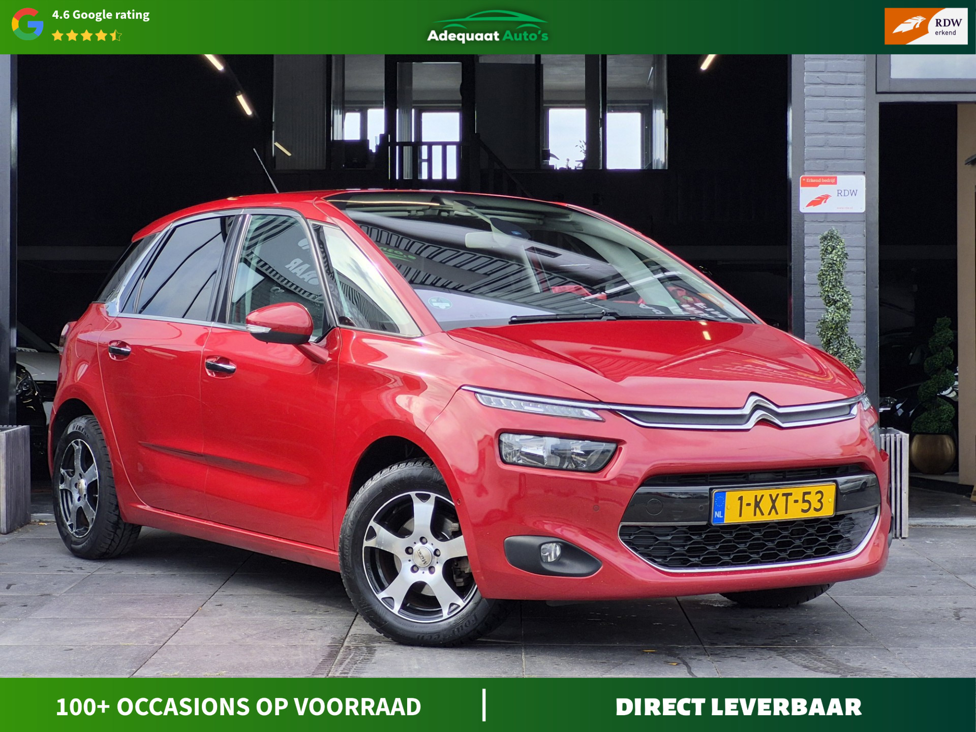 Citroen C4 Picasso 1.6 VTi Business|Cruise|Camera|trekhaak 2013 - voorkant