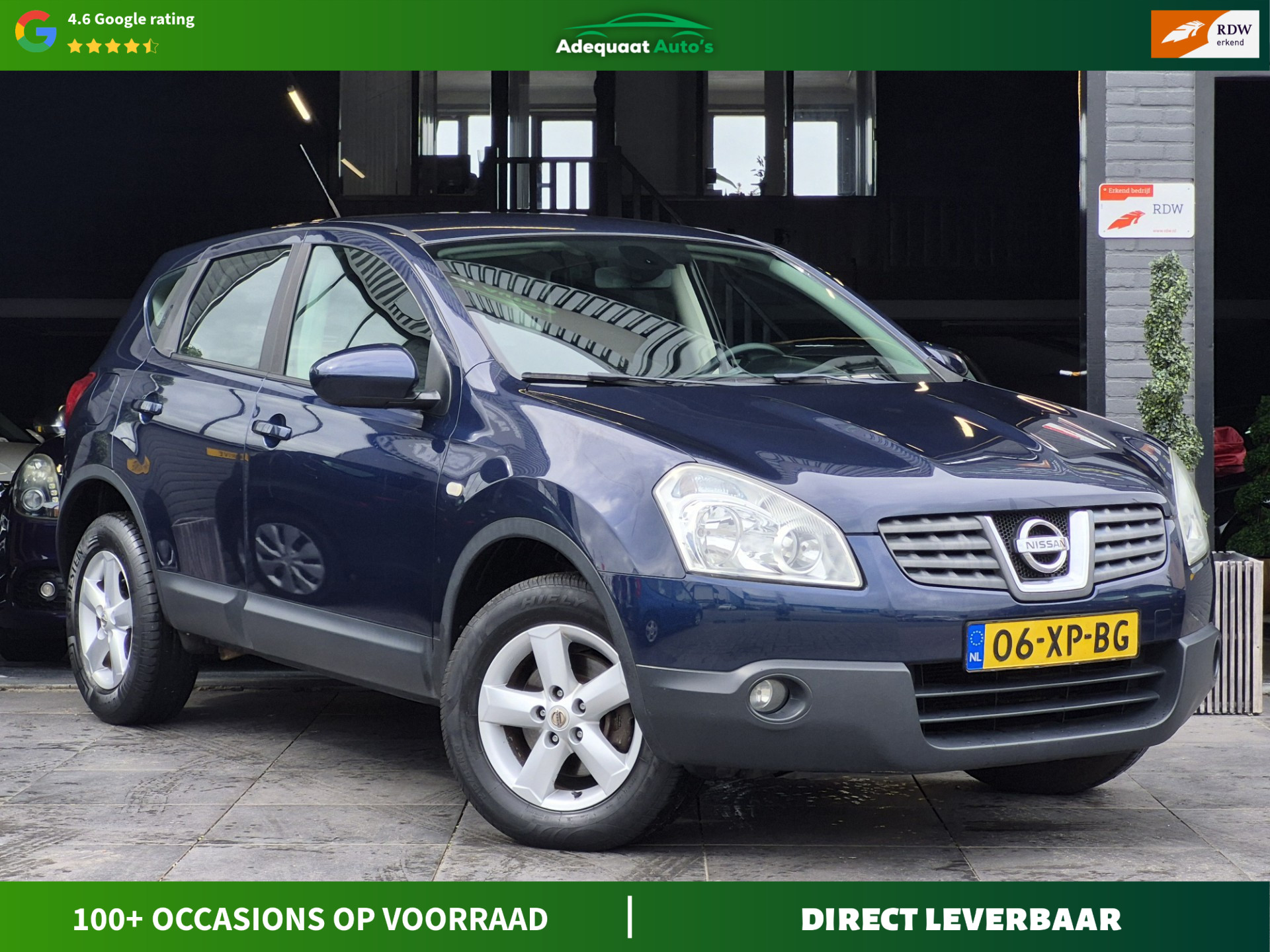 Nissan Nissan Qashqai 2.0 Tekna|1e eig|NAP|Cruise|PDC|Airco|APK 2007 - voorkant