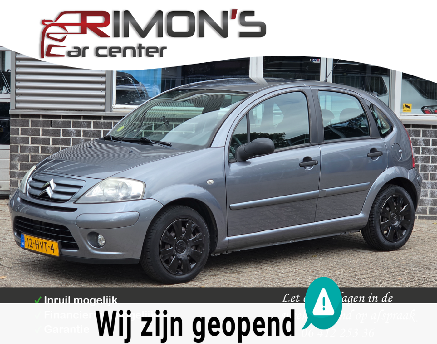 Citroen C3 1.4i-16V S&S Automaat D-Riem recent vervangen Airco 5 Deurs 2009 - voorkant