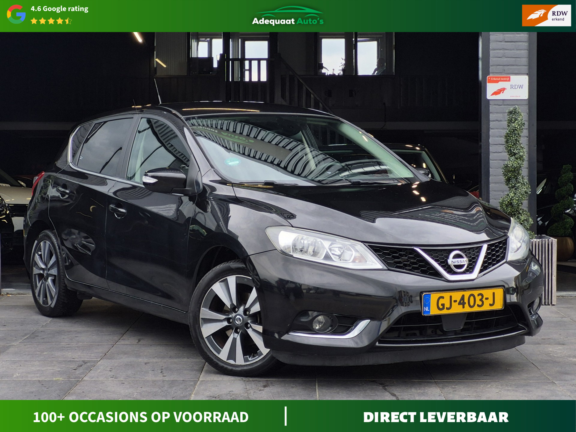 Nissan Nissan Pulsar 1.2 DIG-T Connect Edition|Trekhaak|Camera|Airco 2015 - voorkant