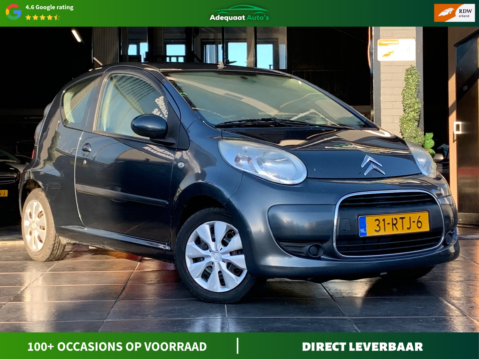 Citroen C1 1.0-12V Ambiance 2011 - voorkant