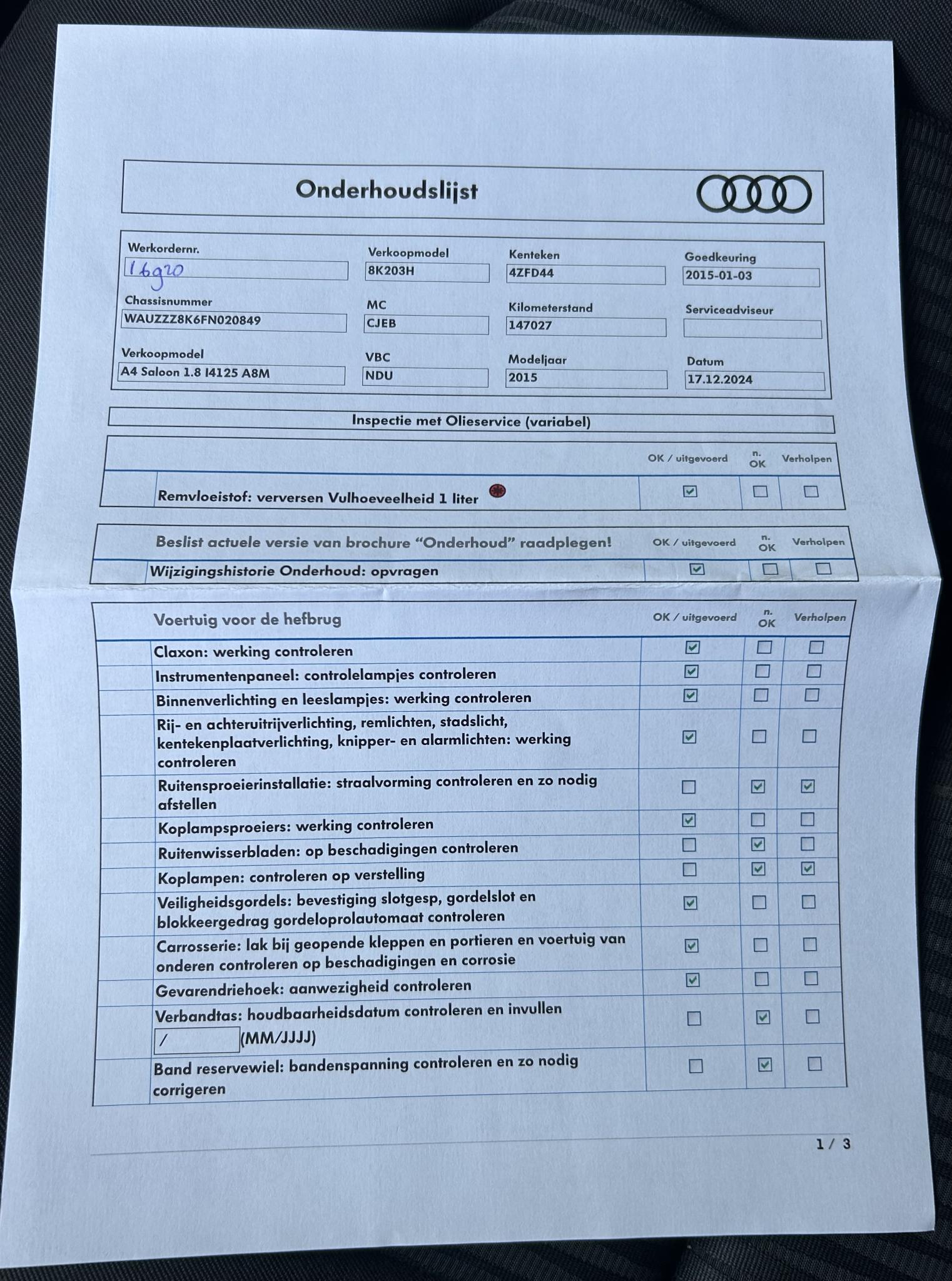 Foto van Audi A4 Limousine