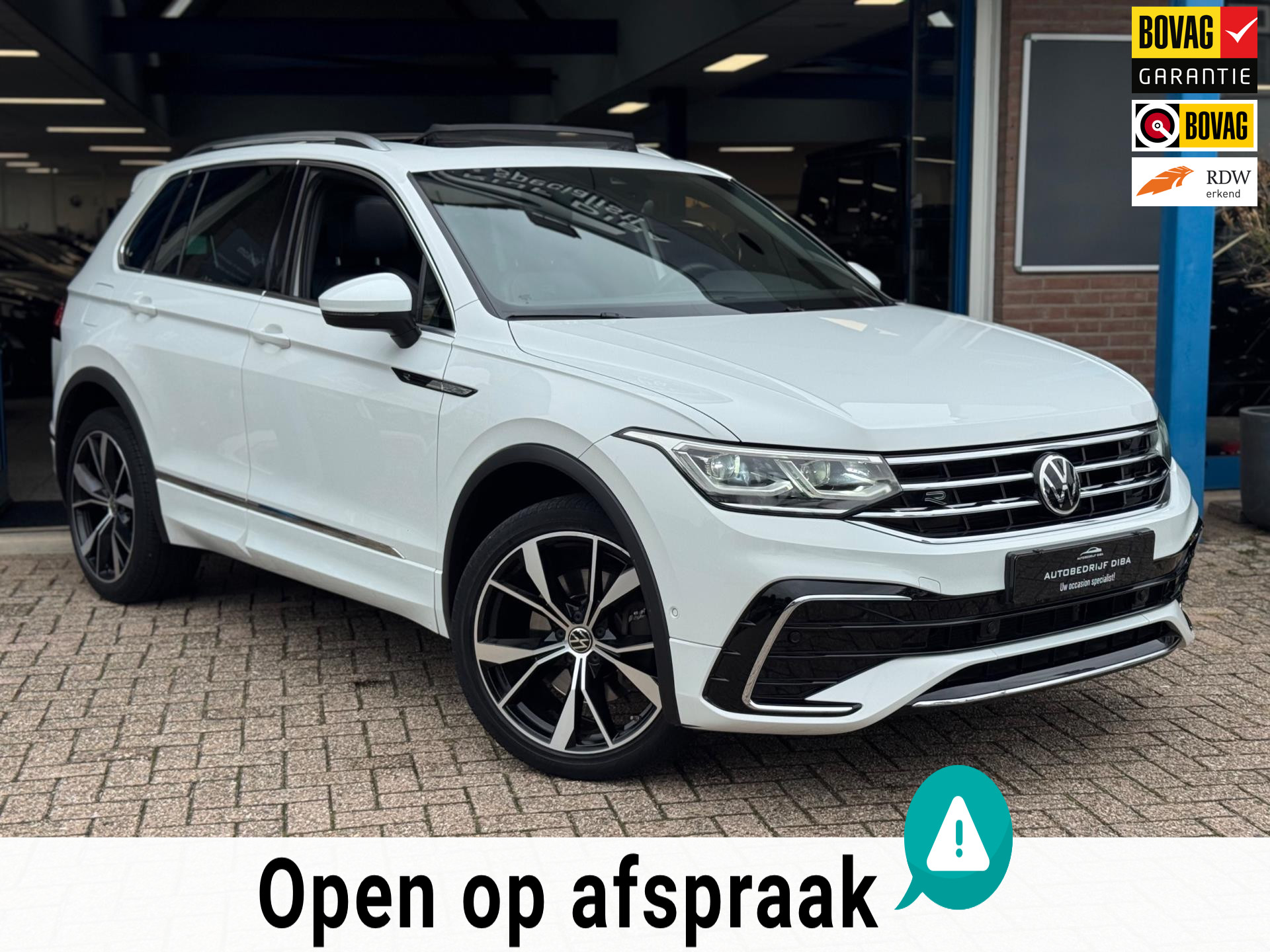 Volkswagen Tiguan 2.0 TSI 4Motion R-LINE 2021 AUT PANO NAP! 2021 - voorkant