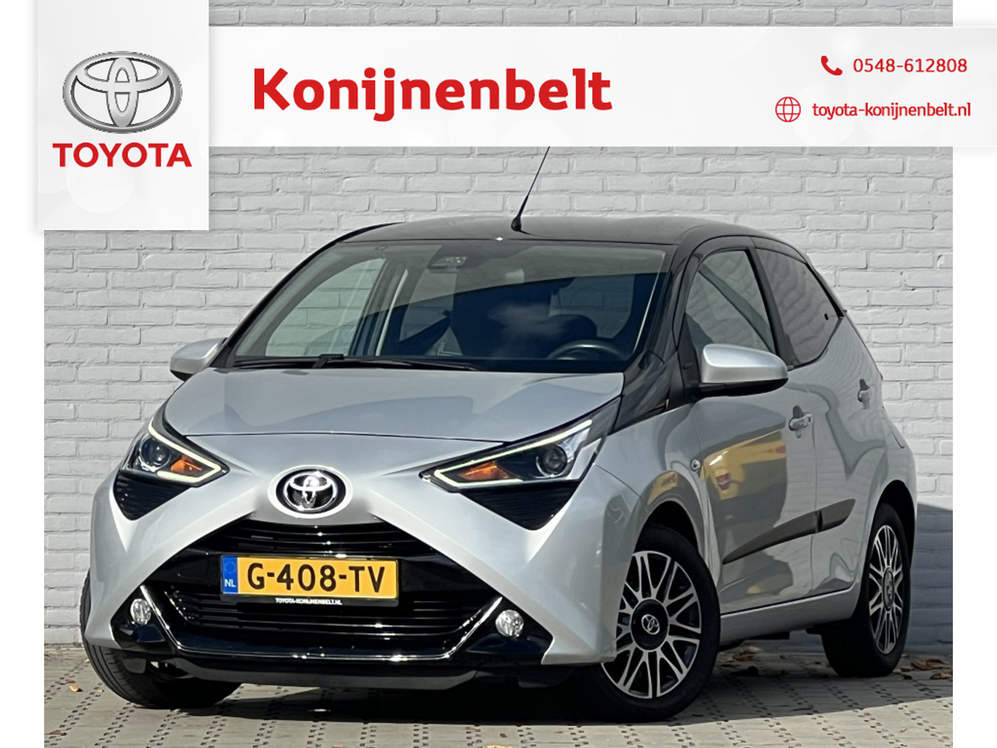 Toyota Toyota Aygo 1.0 VVT-i X-Clusiv 5-deurs | NL auto | Clima | Navi 2019 - voorkant