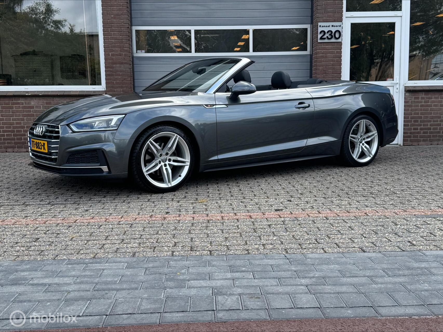 Audi A5 Cabriolet 2.0 TFSI S LINE DSG CAMERA/NAVI/STOEL.VW 2018 - voorkant