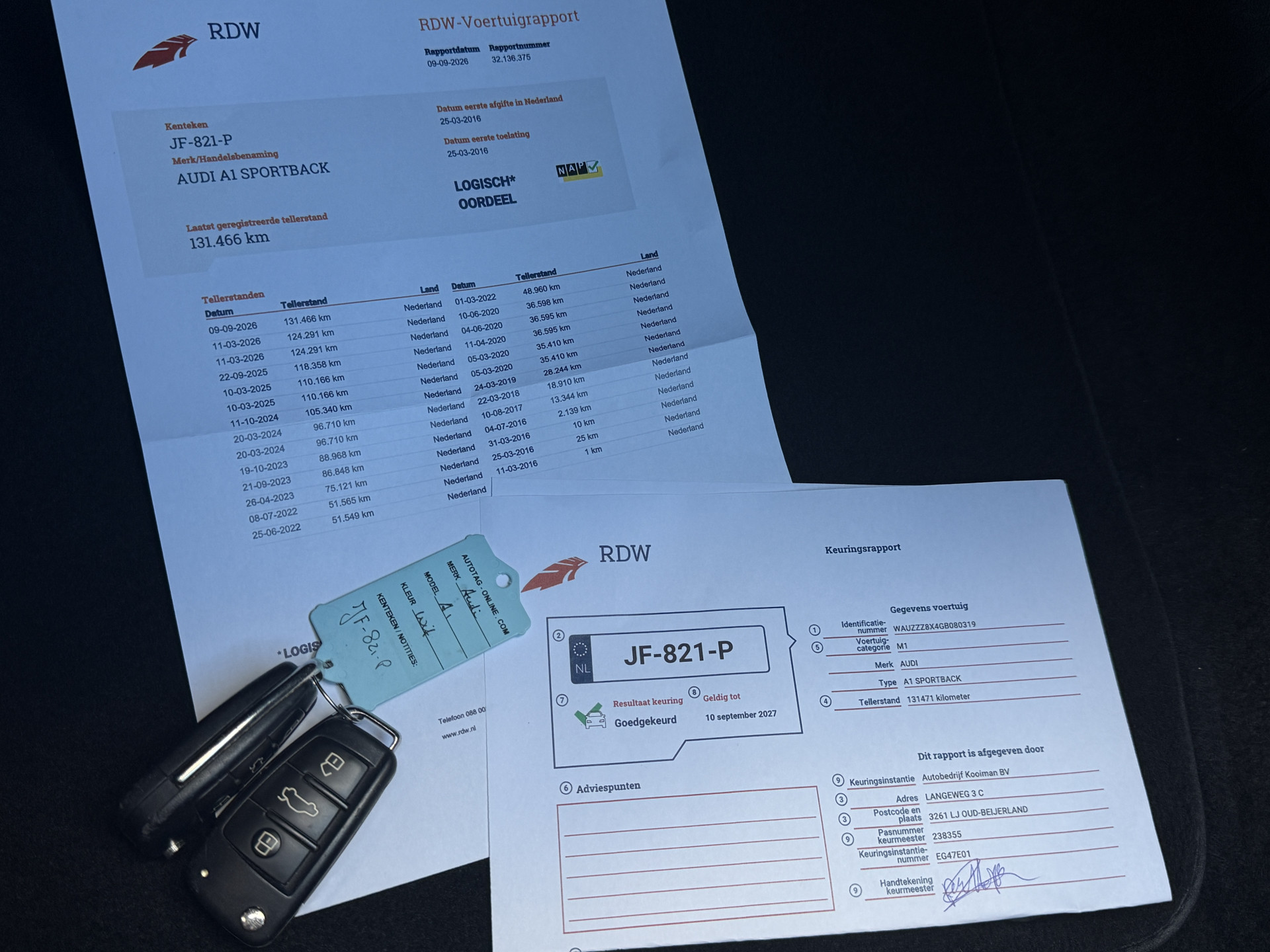 Foto van Audi A1 Sportback