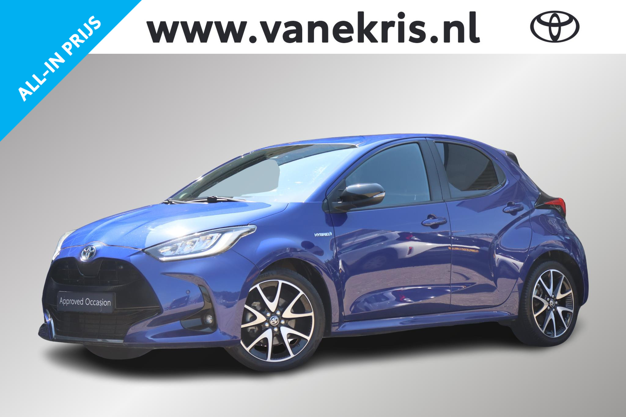 Toyota Toyota Yaris 1.5 Hybrid Executive, Parkeersensoren 2021 - voorkant