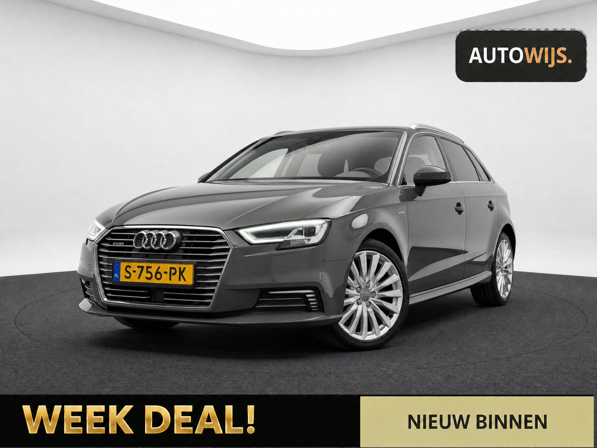 Audi A3 Sportback E-tron 1.4 e-tron Sport Pro Line plus|LEDER|AUT|LED|DIGIDASH|NAVI 2018 - voorkant