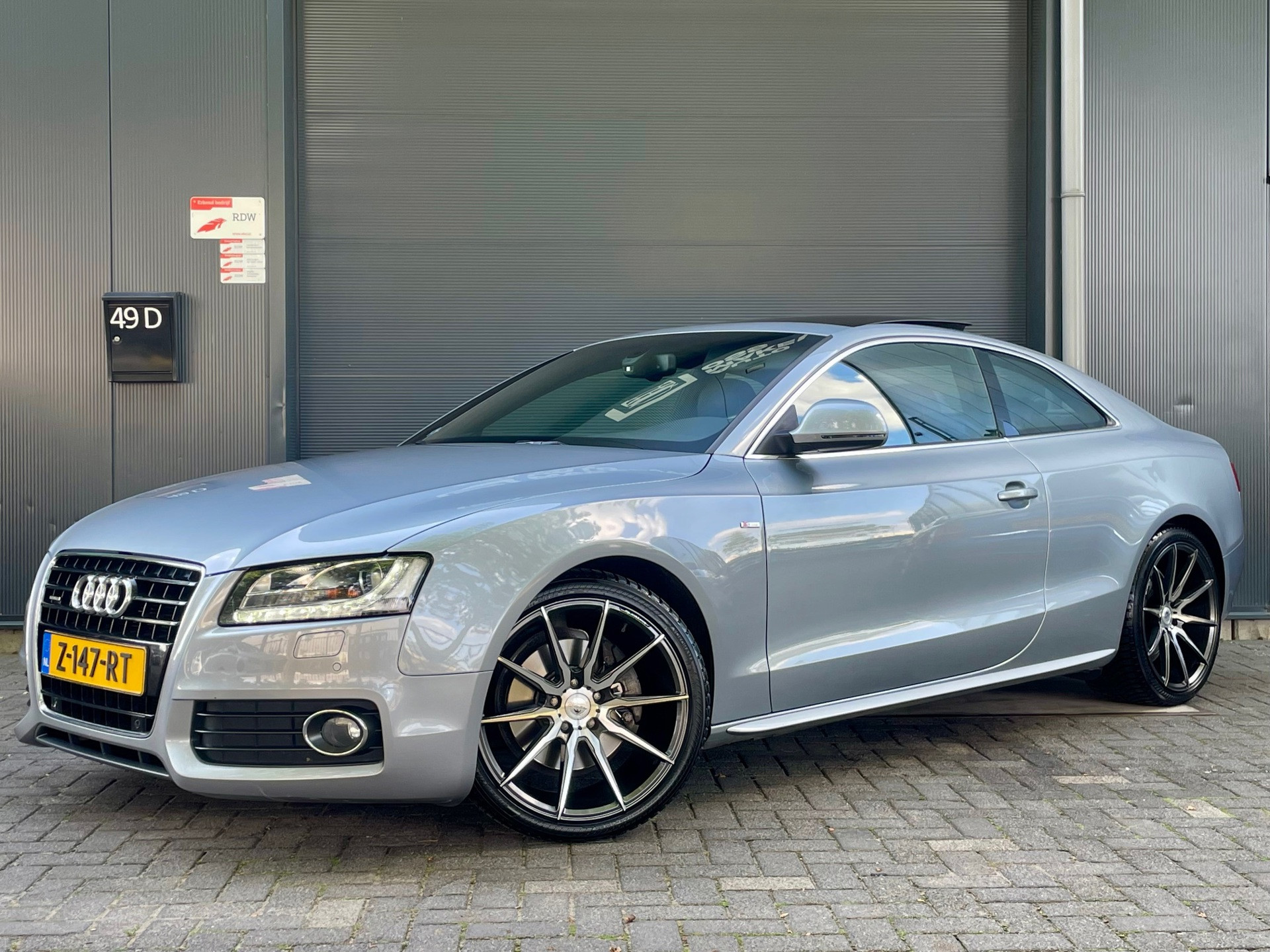 Audi Audi A5 3.2 FSI V6 quattro S-line PANO MEMORYSEAT CLIMA CRUISE NAVI LED MF STUUR STOELVERWARMING COMPLETE HISTORIE UNIEK 2009 - voorkant