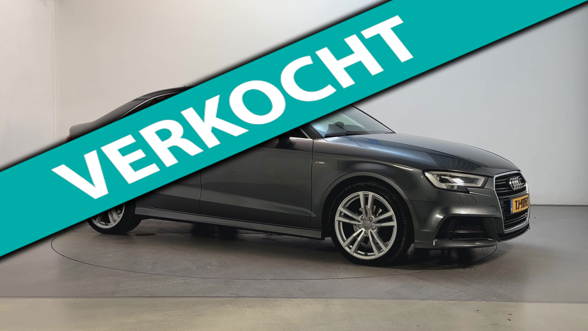Audi A3 Limousine 1.0 TFSI Sport S-Line Edition S-Tronic Camera Leder-Stof Navigatie 2018 - voorkant