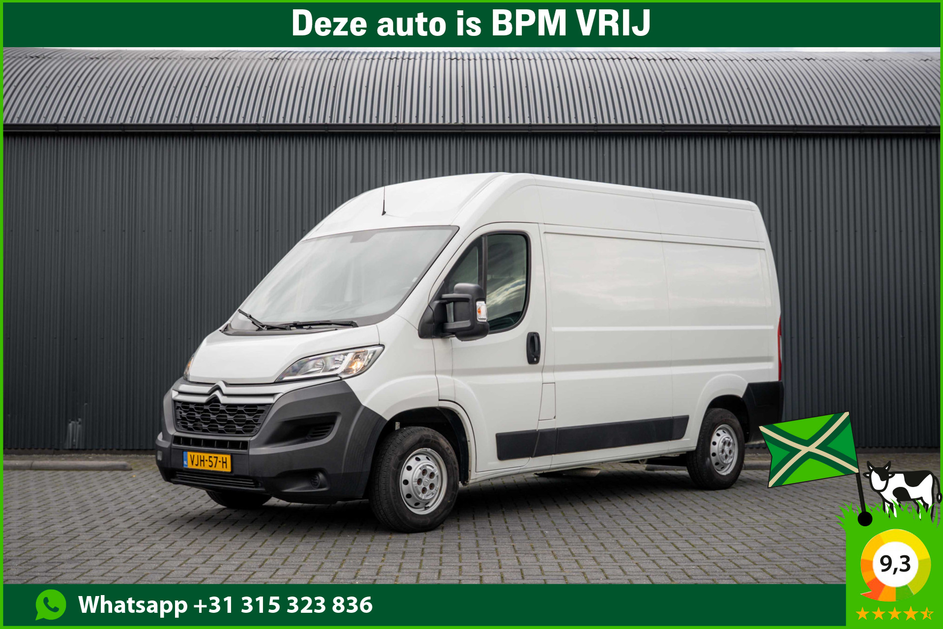 Citroen Jumper 2.2 BlueHDi 140 L2H2 | Camera | Cruise | 1e Eigenaar | Navi | Airco | Trekhaak 2021 - voorkant