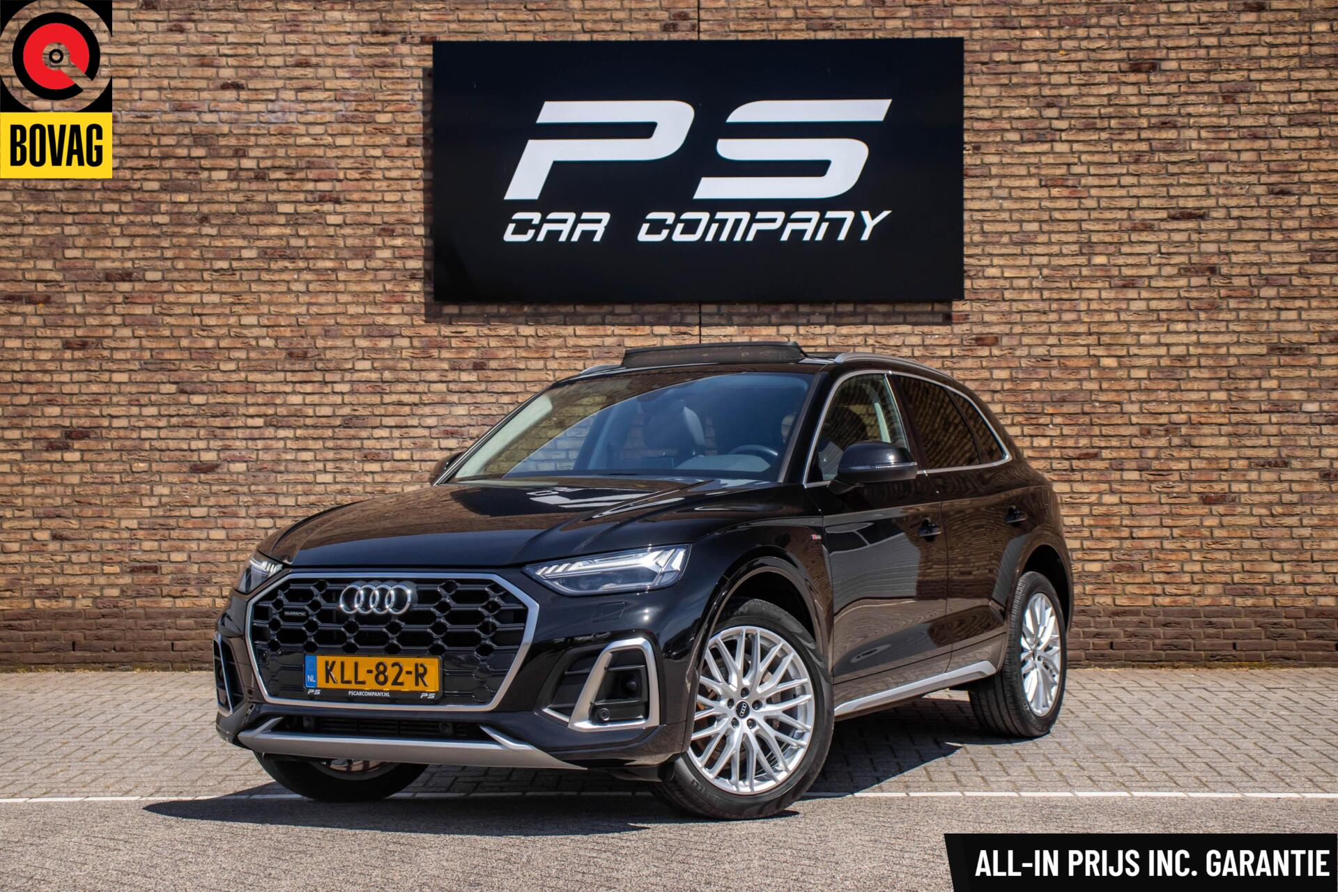 Audi Q5 50 TFSI E 50 TFSI e S-Line, Leder, Pano, ACC, Trekhaak 2021 - voorkant