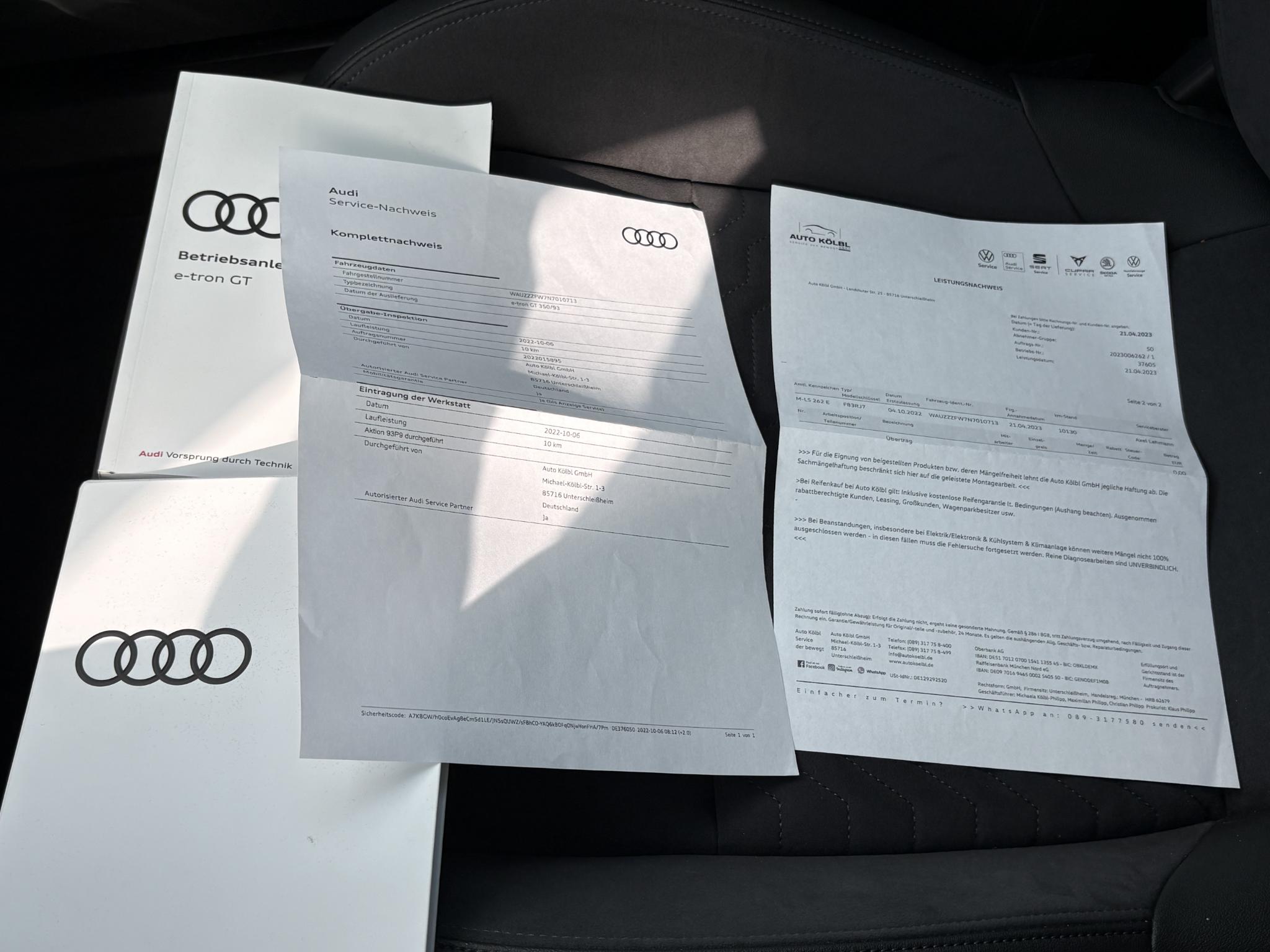 Foto van Audi E-tron GT