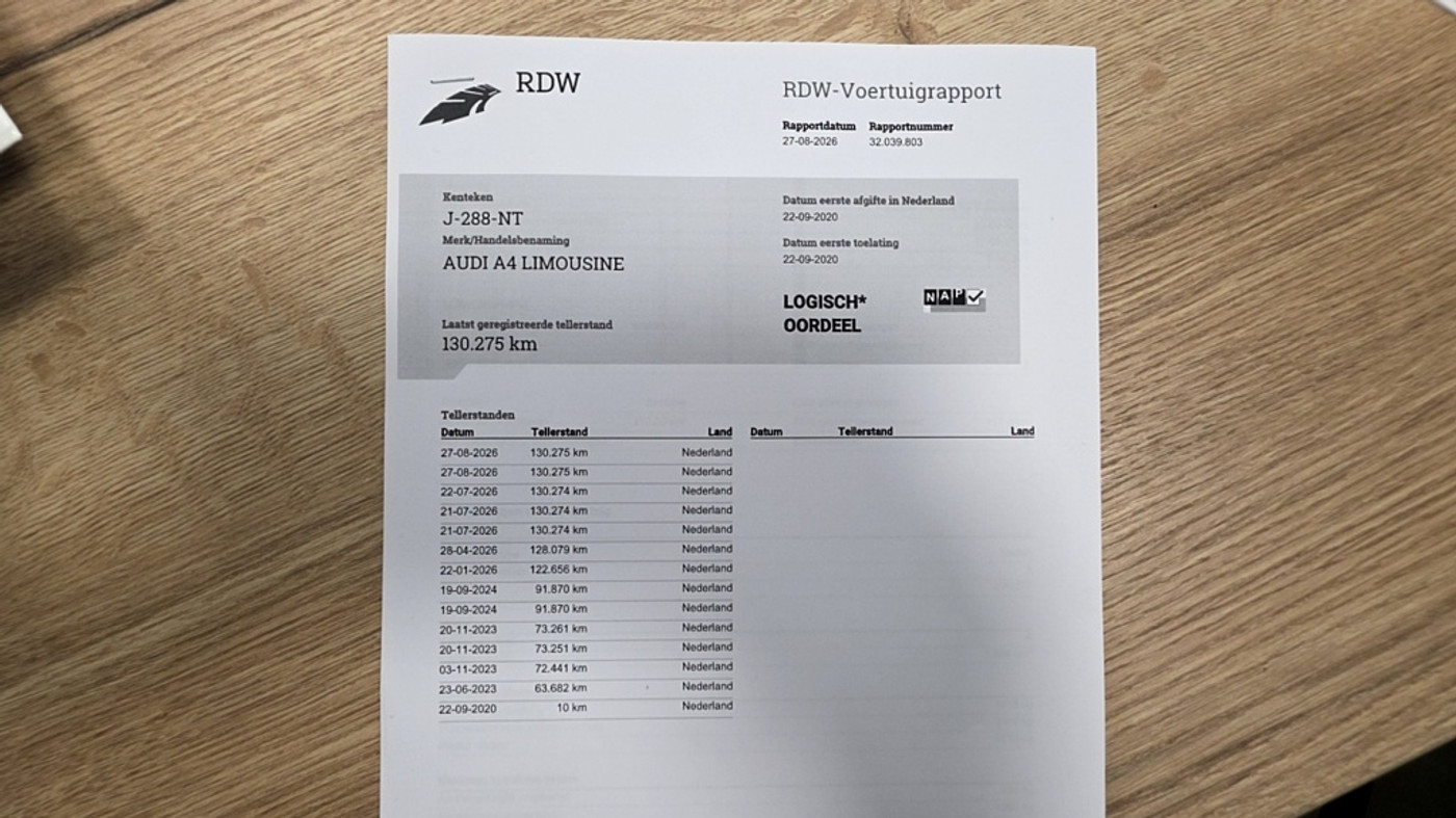Foto van Audi A4 Limousine