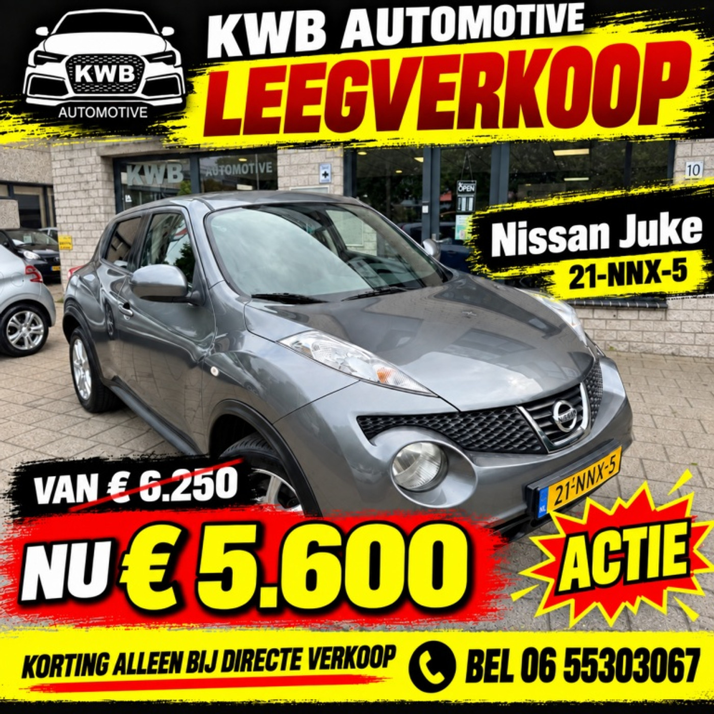 Nissan Juke 1.6 Acenta 2010 - voorkant