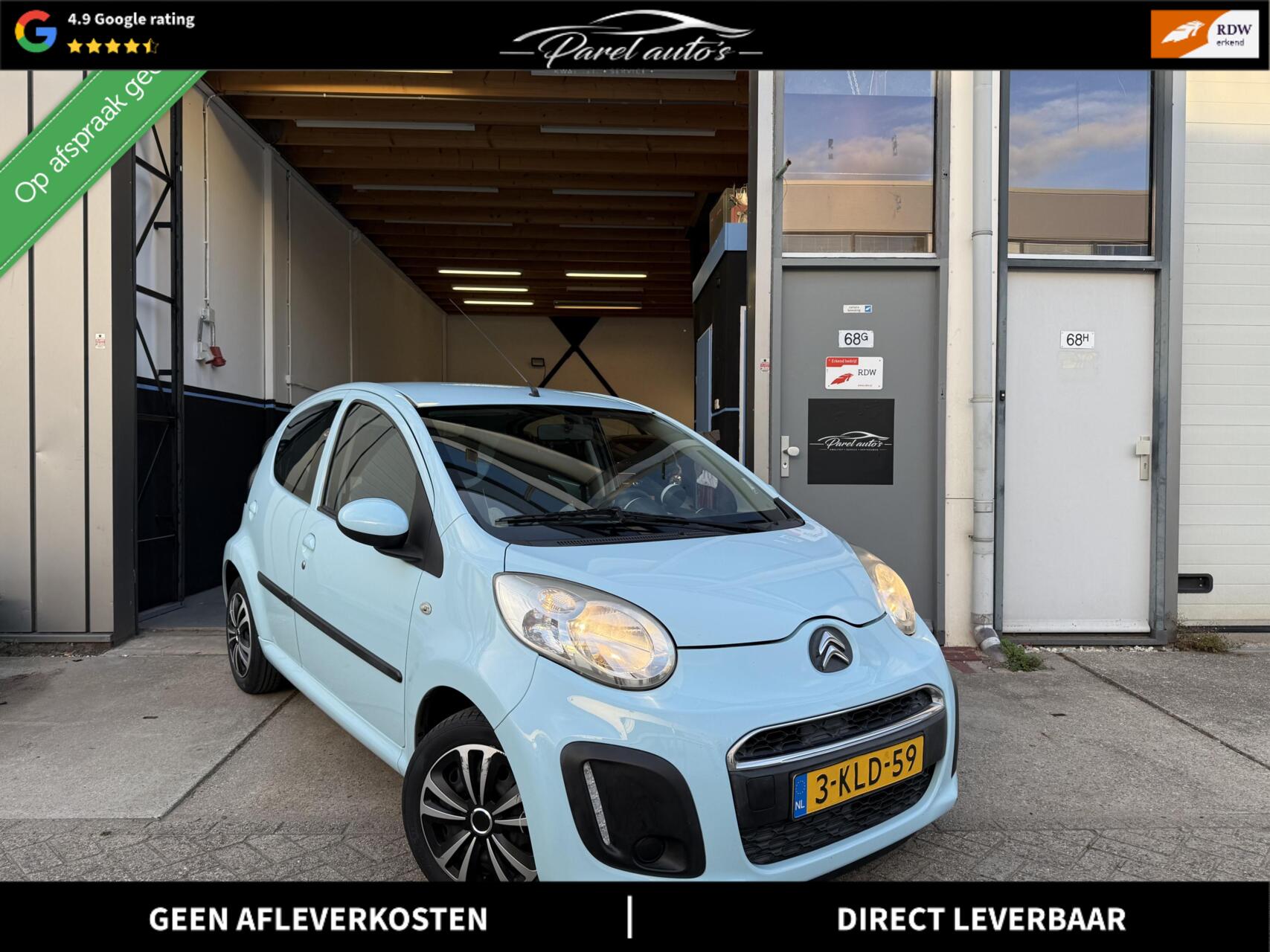 Citroen Citroen C1 1.0 Attraction|APK|NAP|Airco|5 Deuren|carplay 2013 - voorkant
