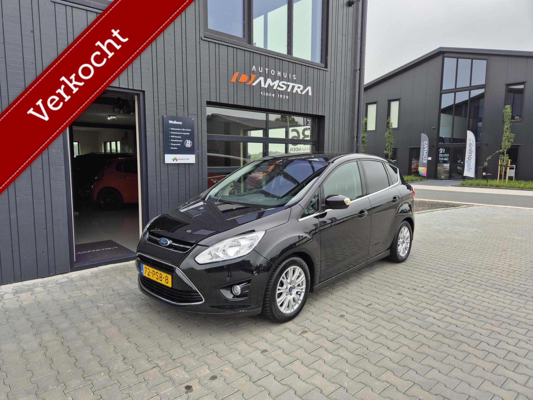Ford C-max 1.6 SCTi 183 PK Titanium|Trekhaak|Airco|Cruise|Navi|PDC| 2011 - voorkant