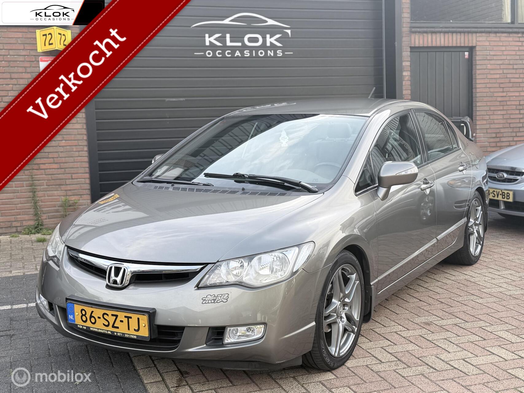 Honda Civic 4dr Hybrid 1.3 Hybrid Sport NAP Airco Cruise Stoelverwarm 2006 - voorkant